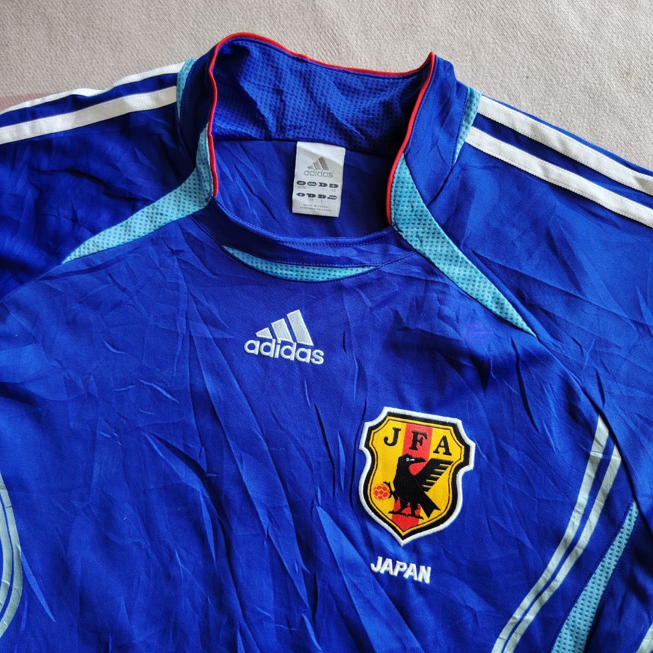 Adidas 2006 Vintage Adidas JFA Jersey Vintage Japan Football Jersey Size US L / EU 52-54 / 3 - 2 Thumbnail