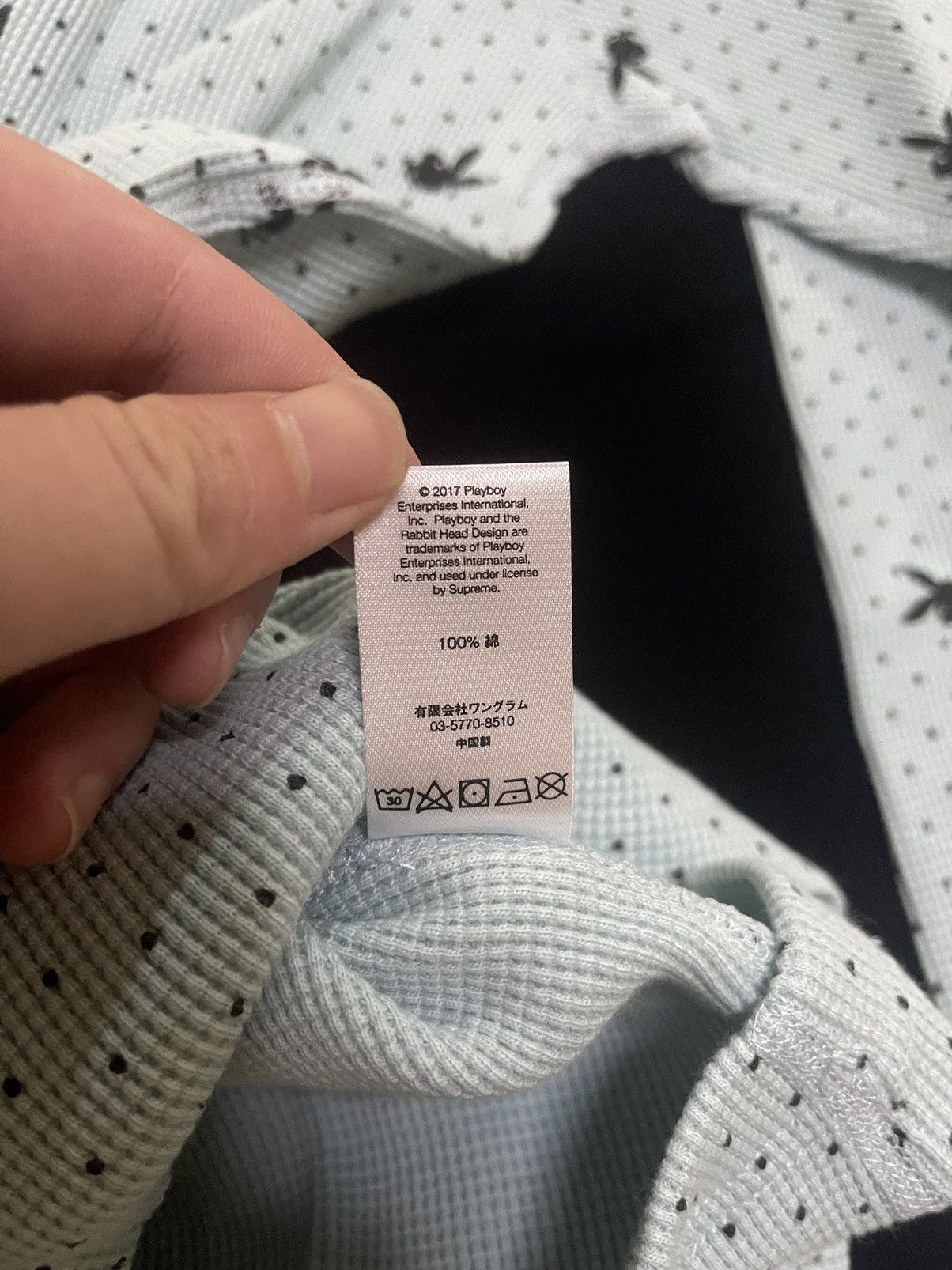 Playboy × Supreme Supreme playboy waffle thermal crewneck crew Size US S / EU 44-46 / 1 - 6 Thumbnail