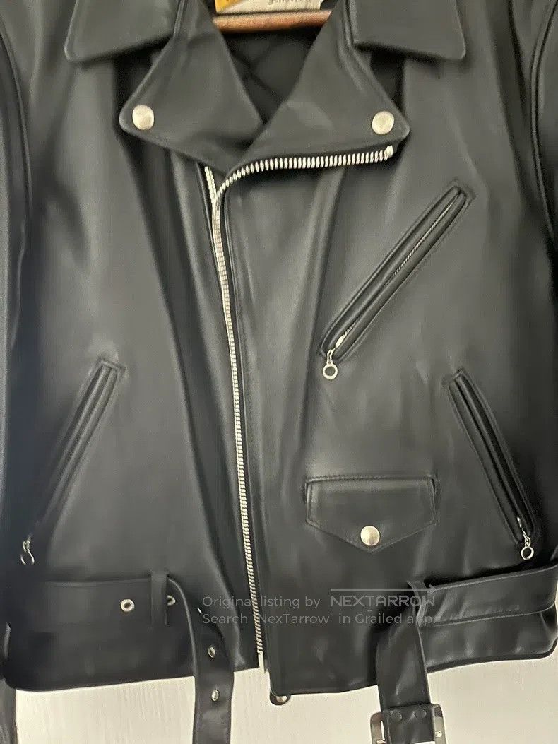 Schott Schott Motorcycle leather coat Size US L / EU 52-54 / 3 - 6 Thumbnail