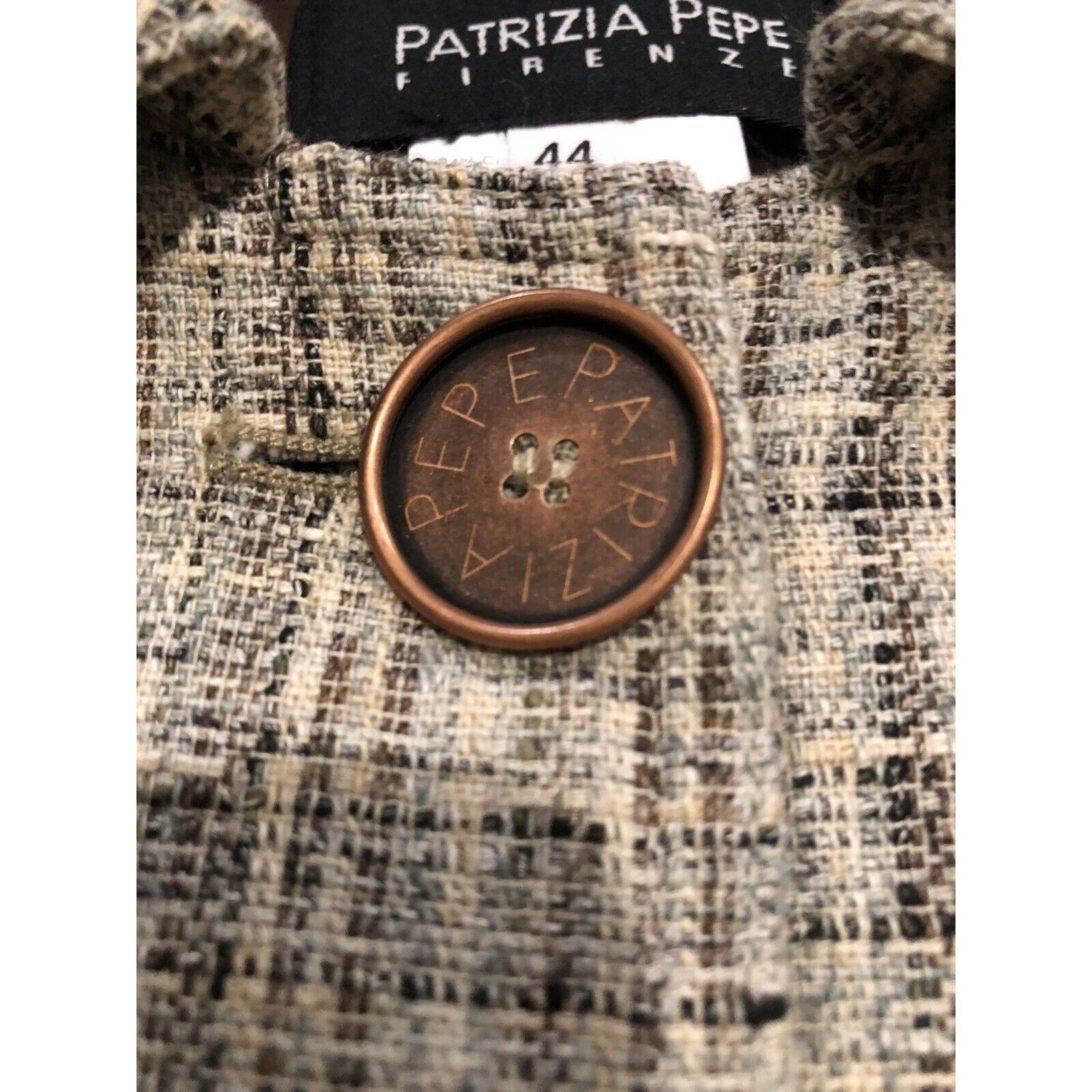 Patrizia Pepe Patrizia Pepe Beige/Brown Coat Cotton Blend Belted Size 44 I Size L / US 10 / IT 46 - 9 Thumbnail