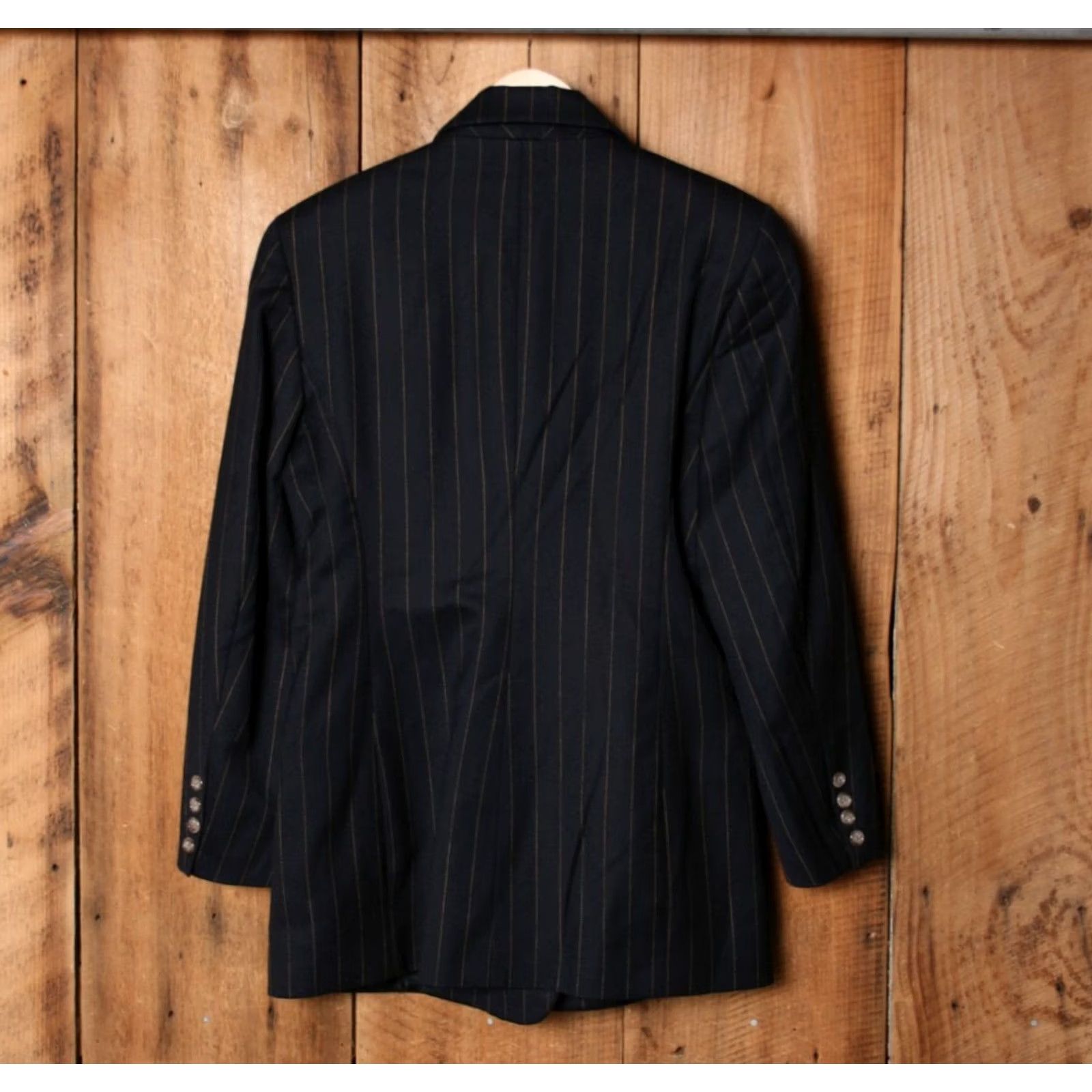 Doublet VINTAGE J. Peterman Blue Pinstriped Double Breasted Blazer Women's S Blue Pinstriped Blazer - Double Breasted Wool USA Made Womens Blazer Women XS? Size S / US 4 / IT 40 - 7 Thumbnail