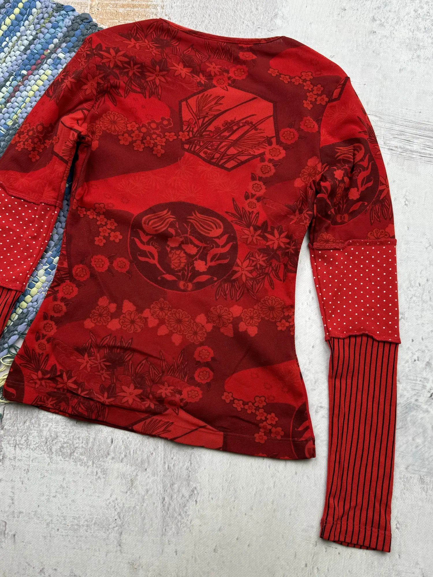 Vintage Vintage Printed Long Sleeve A316(382) Size XS / US 0-2 / IT 36-38 - 7 Thumbnail