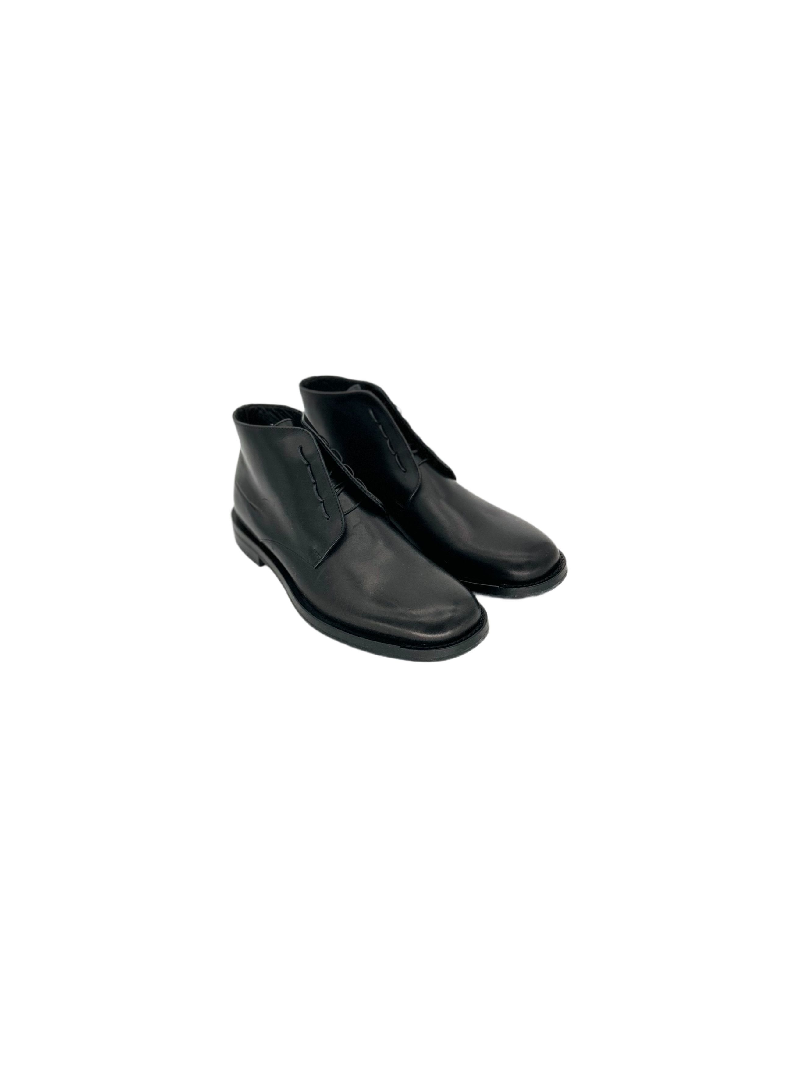 Dior Dior Homme Black Derby Lace Up Boot With 'Scar' Details Size US 7.5 / EU 40-41 - 1 Thumbnail