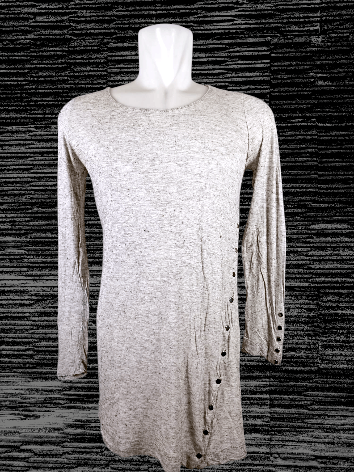 Japanese Brand "F" Asymmetrical Snap Button Longsleeve Size US M / EU 48-50 / 2 - 13 Thumbnail