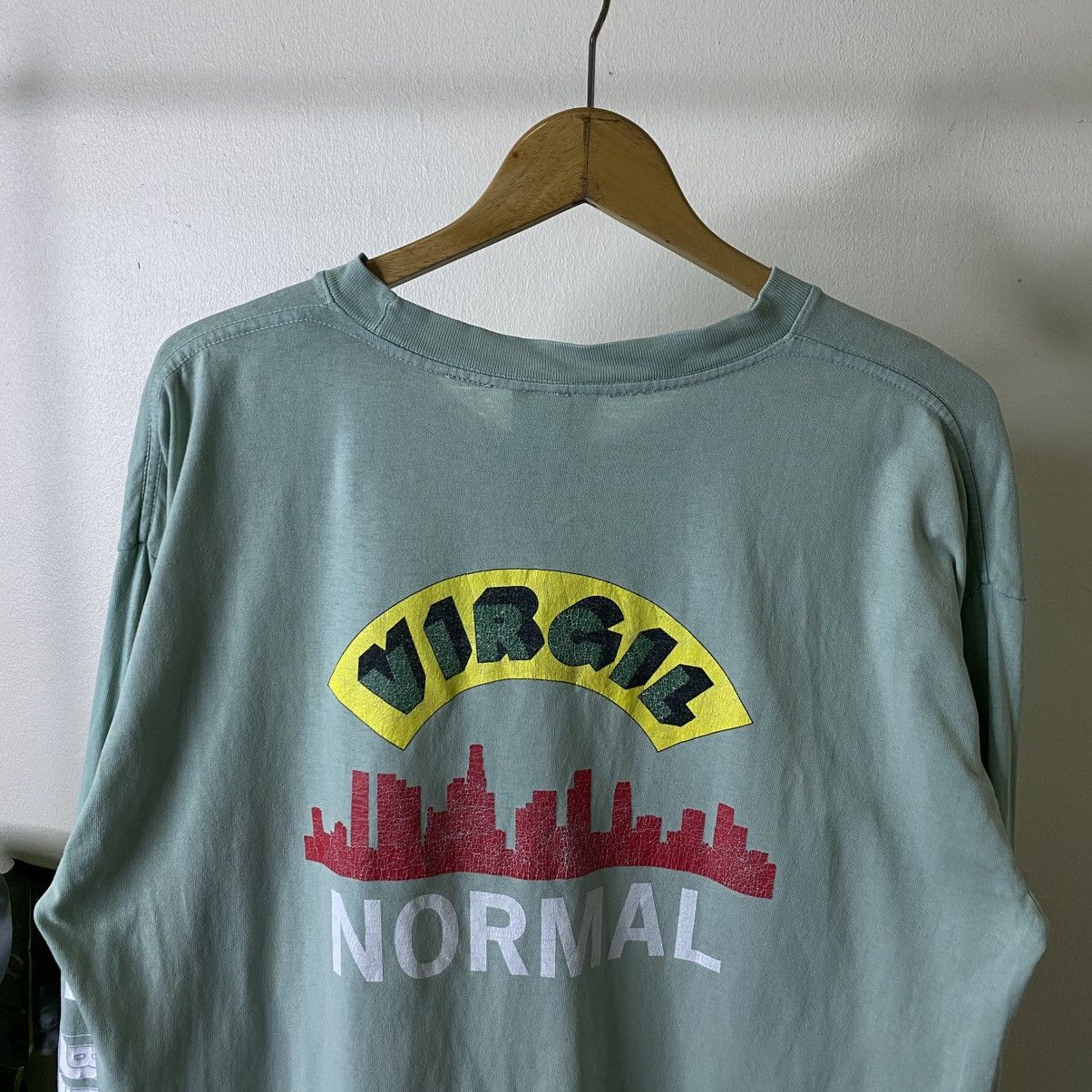 Virgil Normal Virgil Normal Streetwear LS T Shirt Size US XL / EU 56 / 4 - 2 Thumbnail