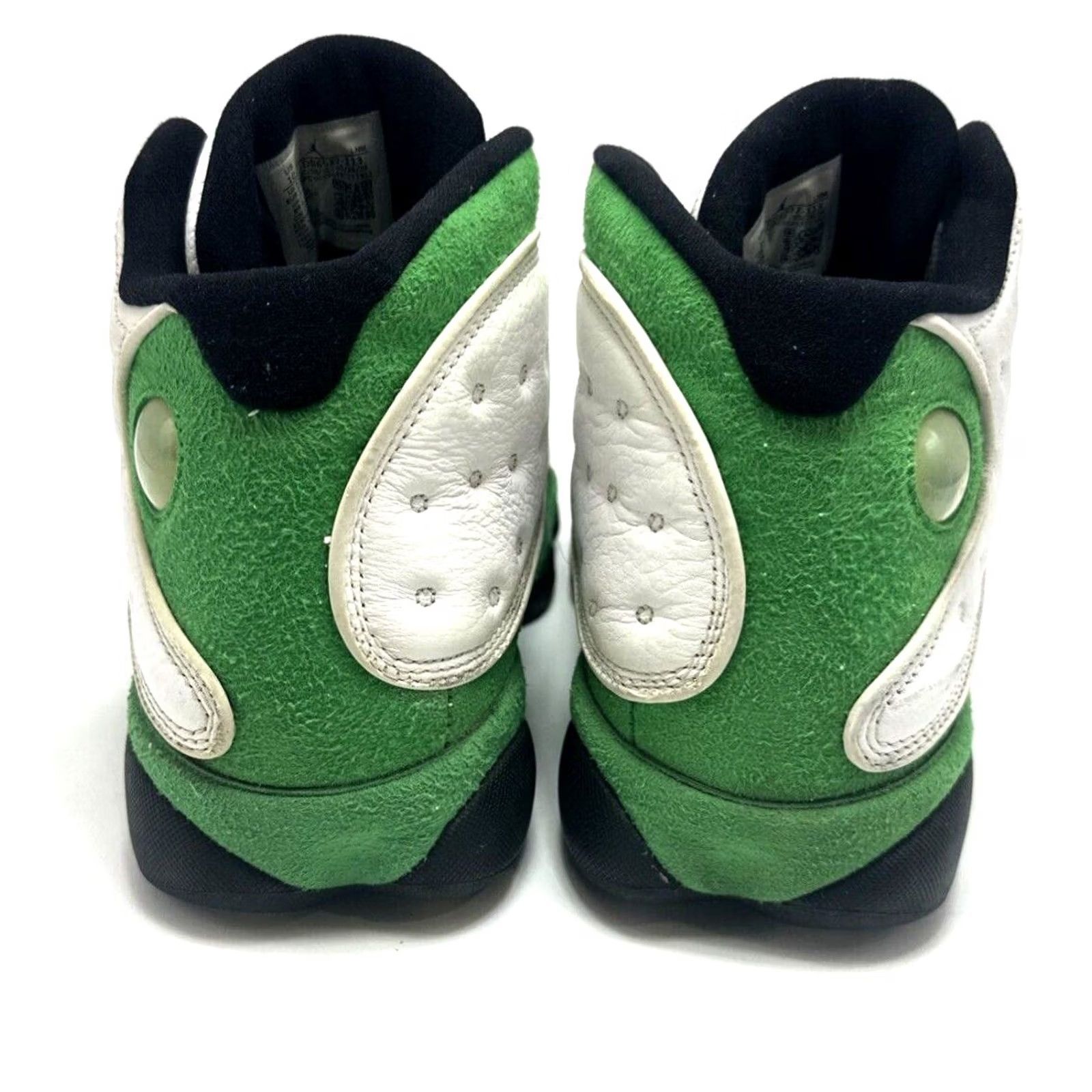 Jordan Brand Jordan 13 Retro Lucky Green 2020 - DB6537-113 Mens Size 10 Sneaker White/Black/Lucky Green Shoes Athletic Leather Air Jordan 13 Mens Size US 10 / EU 43 - 4 Thumbnail