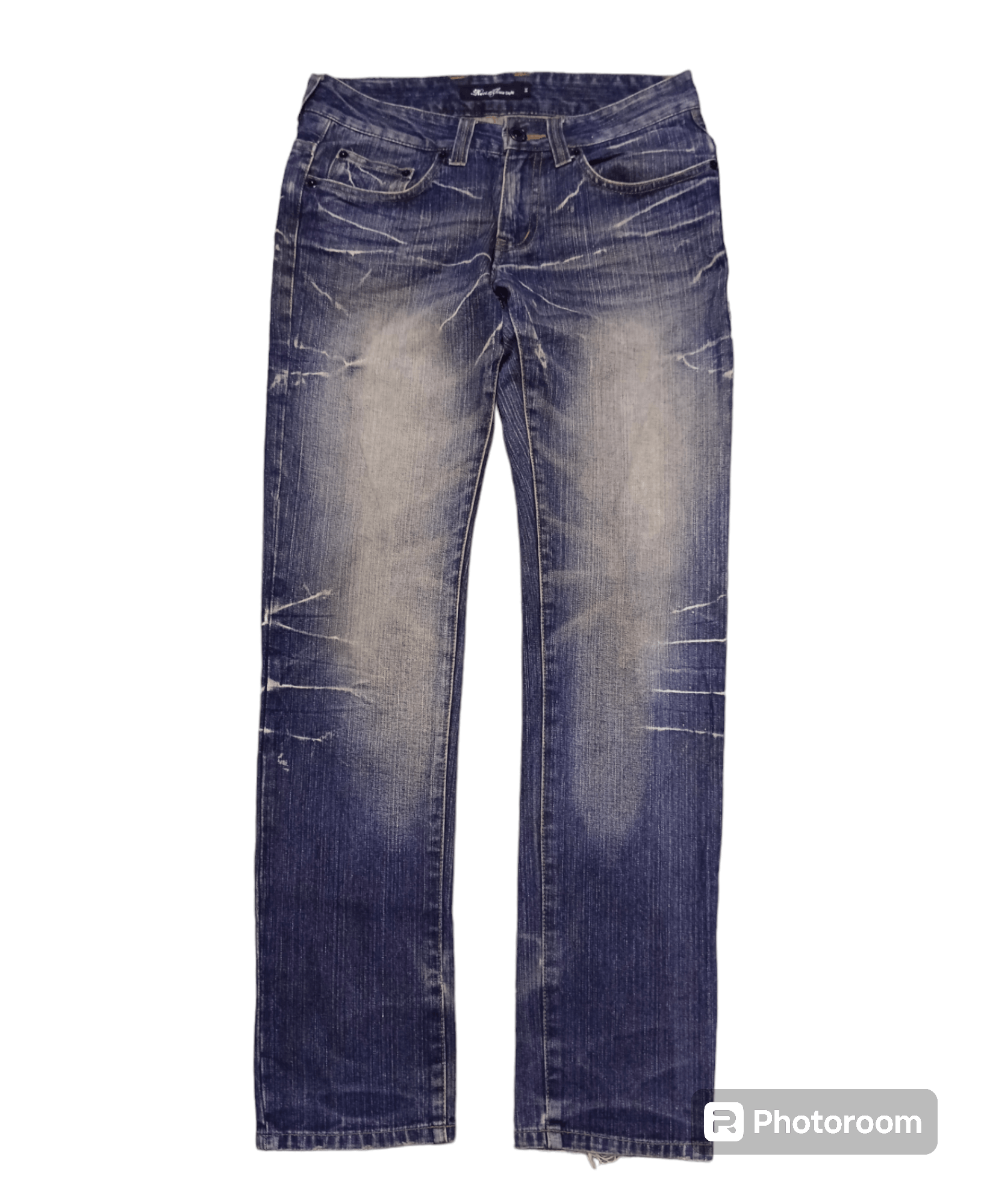 Japanese Brand SiCK RUSTY ZIPPER POCKET ROT THREE DENIM PANTS Size US 30 / EU 46 - 1 Thumbnail