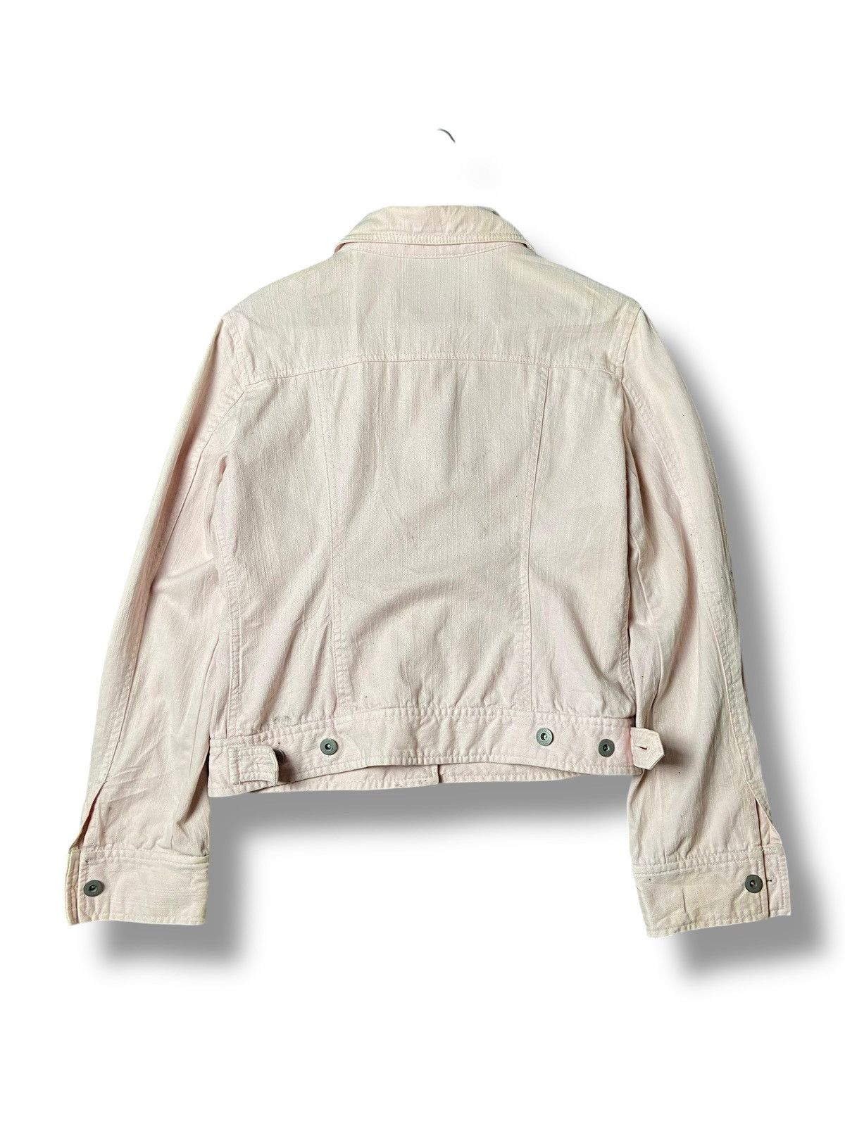 Japanese Brand × Vintage By Pinky&Dianne Crop Denim Jeans Jacket (122) Size US XXS / EU 40 - 2 Thumbnail