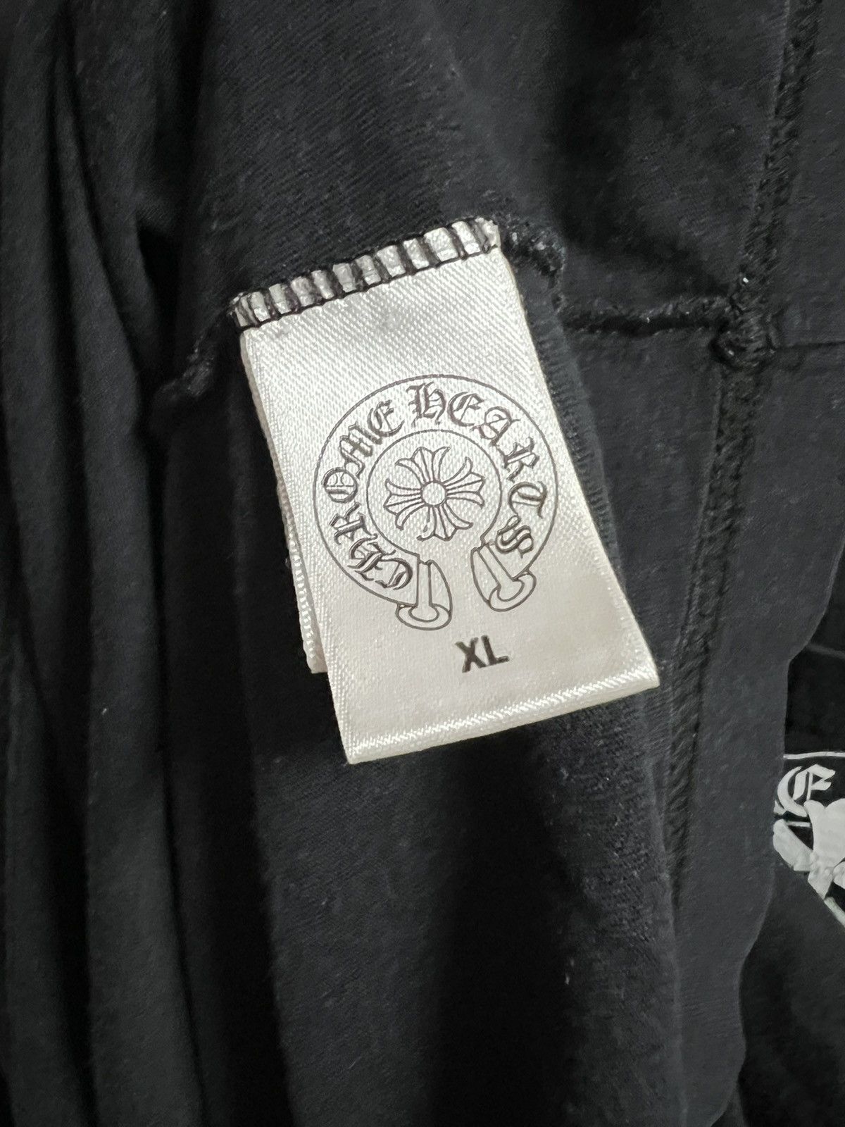 Chrome Hearts RARE! Chrome Hearts Triple Cross Horseshoe T-Shirt Black Size US XL / EU 56 / 4 - 6 Thumbnail