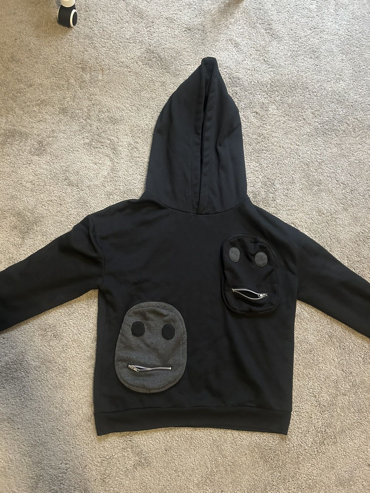 Other Syckli Faces Hoodie Black & Grey Size US S / EU 44-46 / 1 - 1 Thumbnail