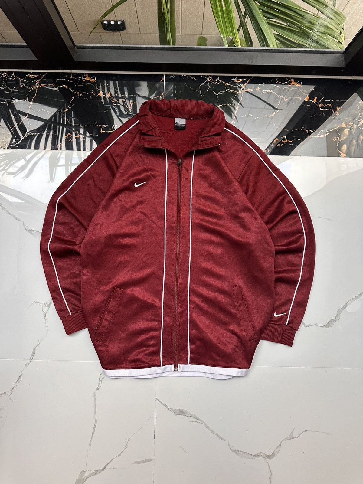 Nike × Vintage NIKE VINTAGE DOUBLE LOGO STREETWEAR ZIP SWEATSHIRT Size US XL / EU 56 / 4 - 2 Thumbnail
