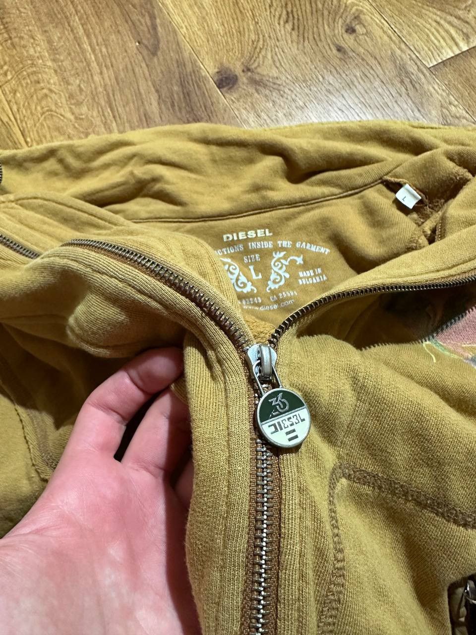 Diesel × Vintage RETRO DIESEL Go East Sexy Girl Zipper Jacket Y2K Style Size US L / EU 52-54 / 3 - 7 Thumbnail