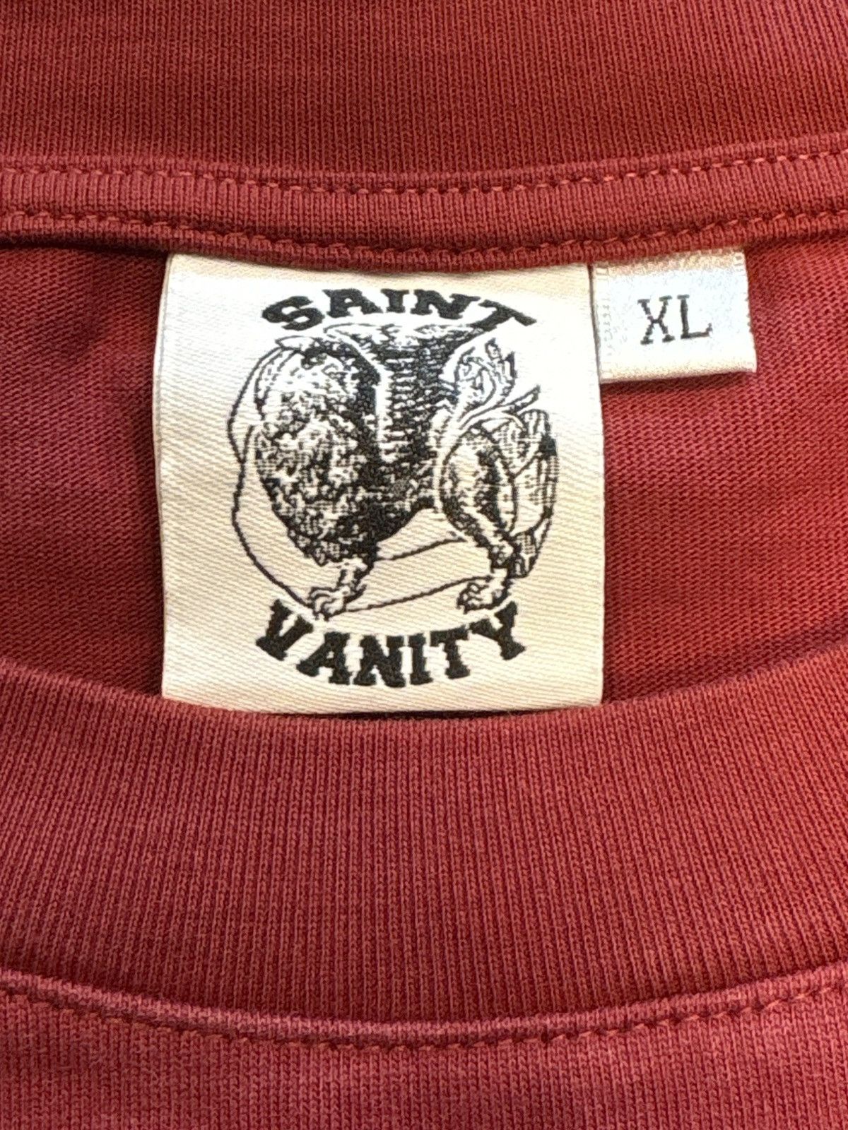 Saint Vanity Saint Vanity "Griffin" Burgundy T-Shirt size XL Size US XL / EU 56 / 4 - 2 Thumbnail