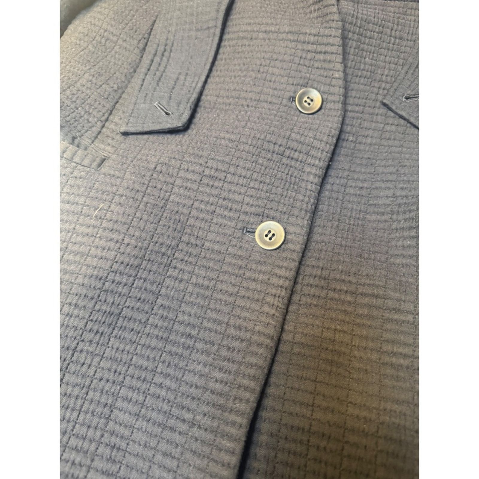 Issey Miyake Heart Art Textured Wool Hooded Coat — Issey Miyake Line Size M / US 6-8 / IT 42-44 - 6 Thumbnail