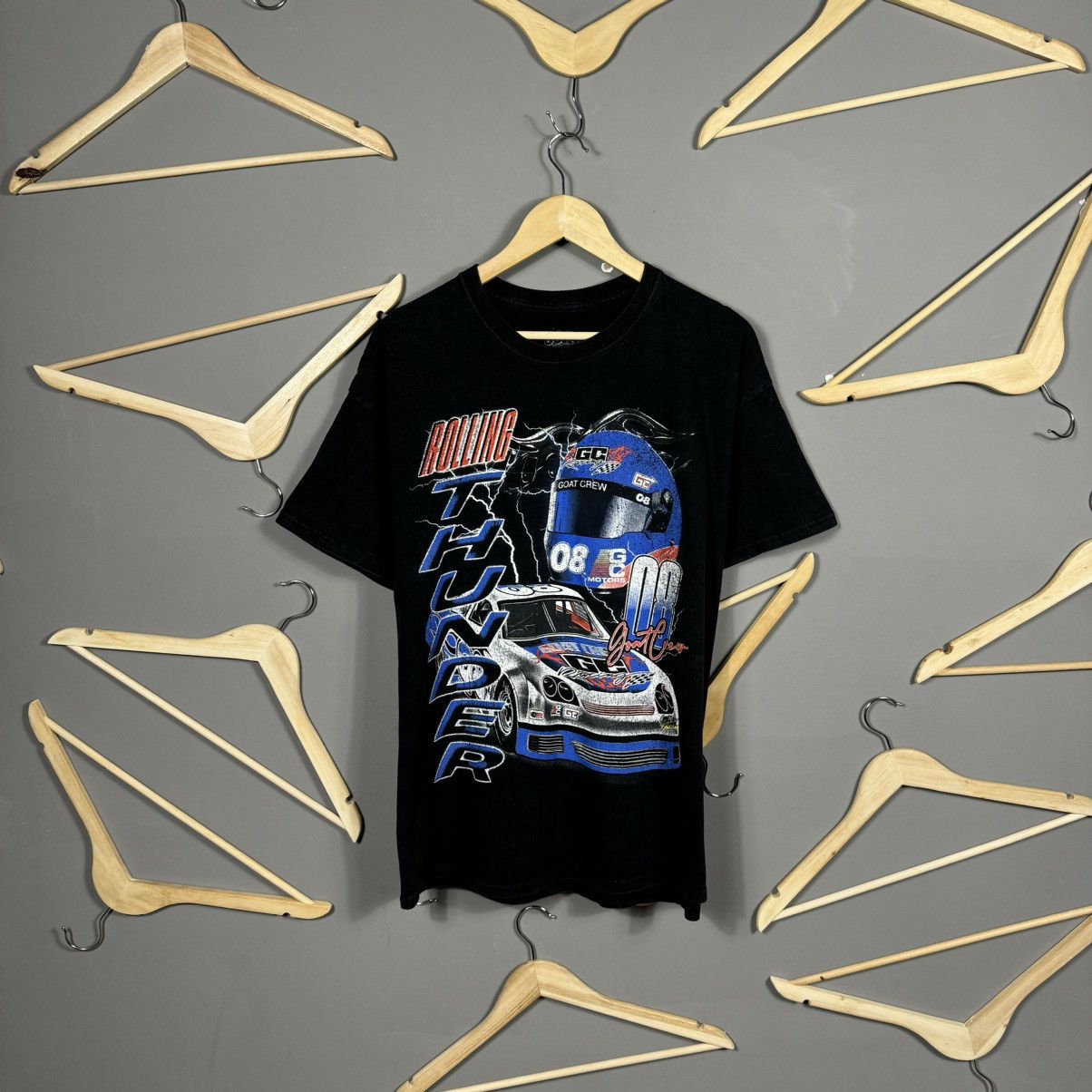 GOAT Crew Goat Crew Moto Racing Rolling Thunder T-shirt Size US M / EU 48-50 / 2 - 1 Thumbnail