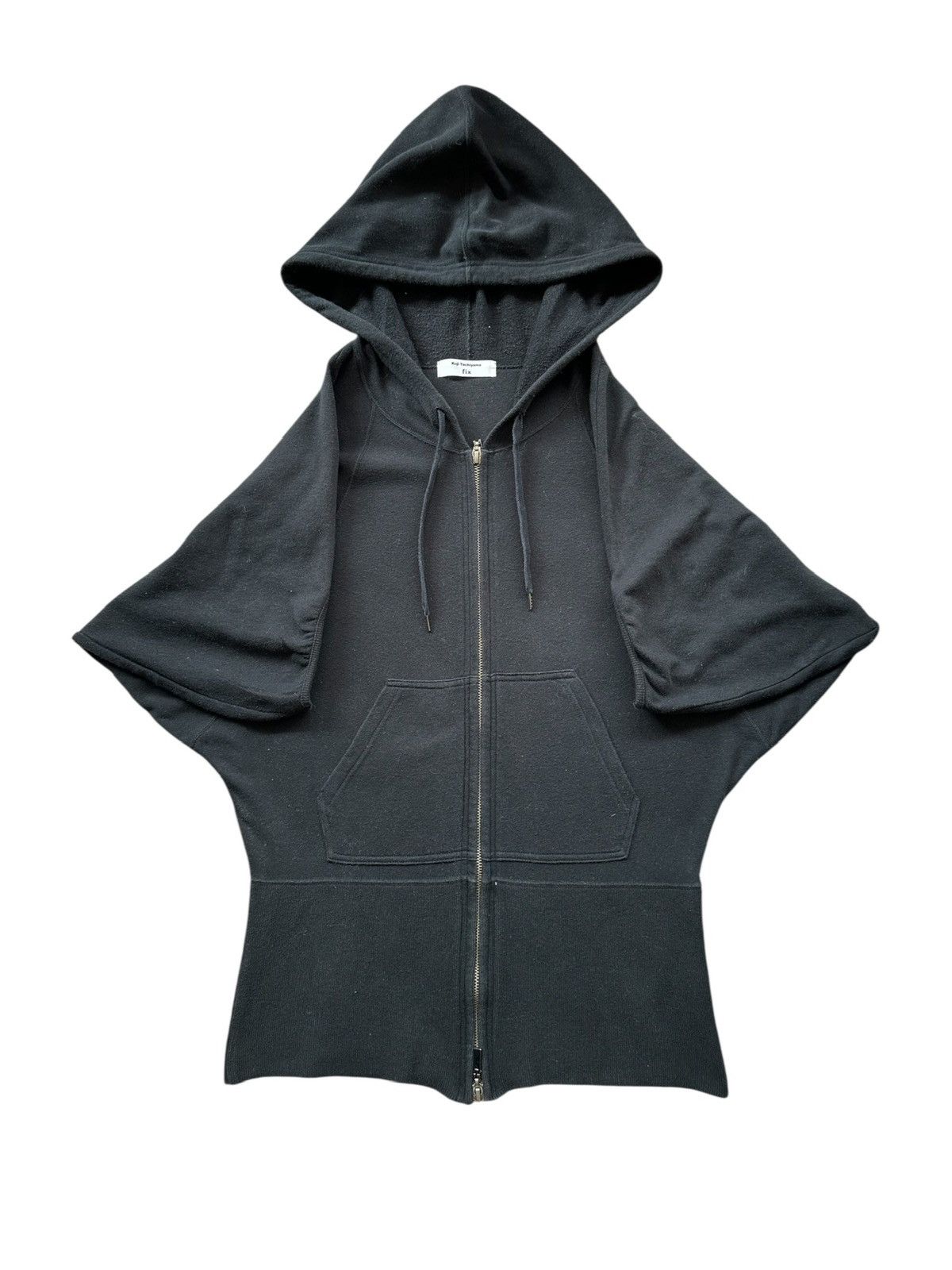 Japanese Brand 00's Koji Tachiyama Fix batwing symmetrical hoodie Size US M / EU 48-50 / 2 - 6 Thumbnail