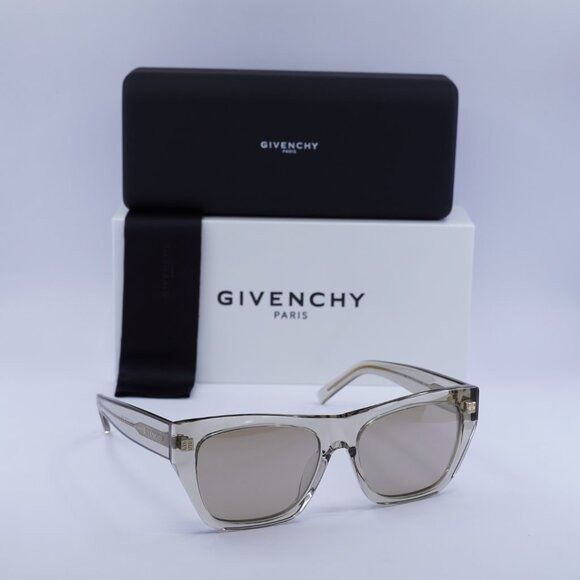 Givenchy 🕶️ New Givenchy GV40061U 45G Sunglasses - Transparent Beige Size ONE SIZE - 10 Thumbnail