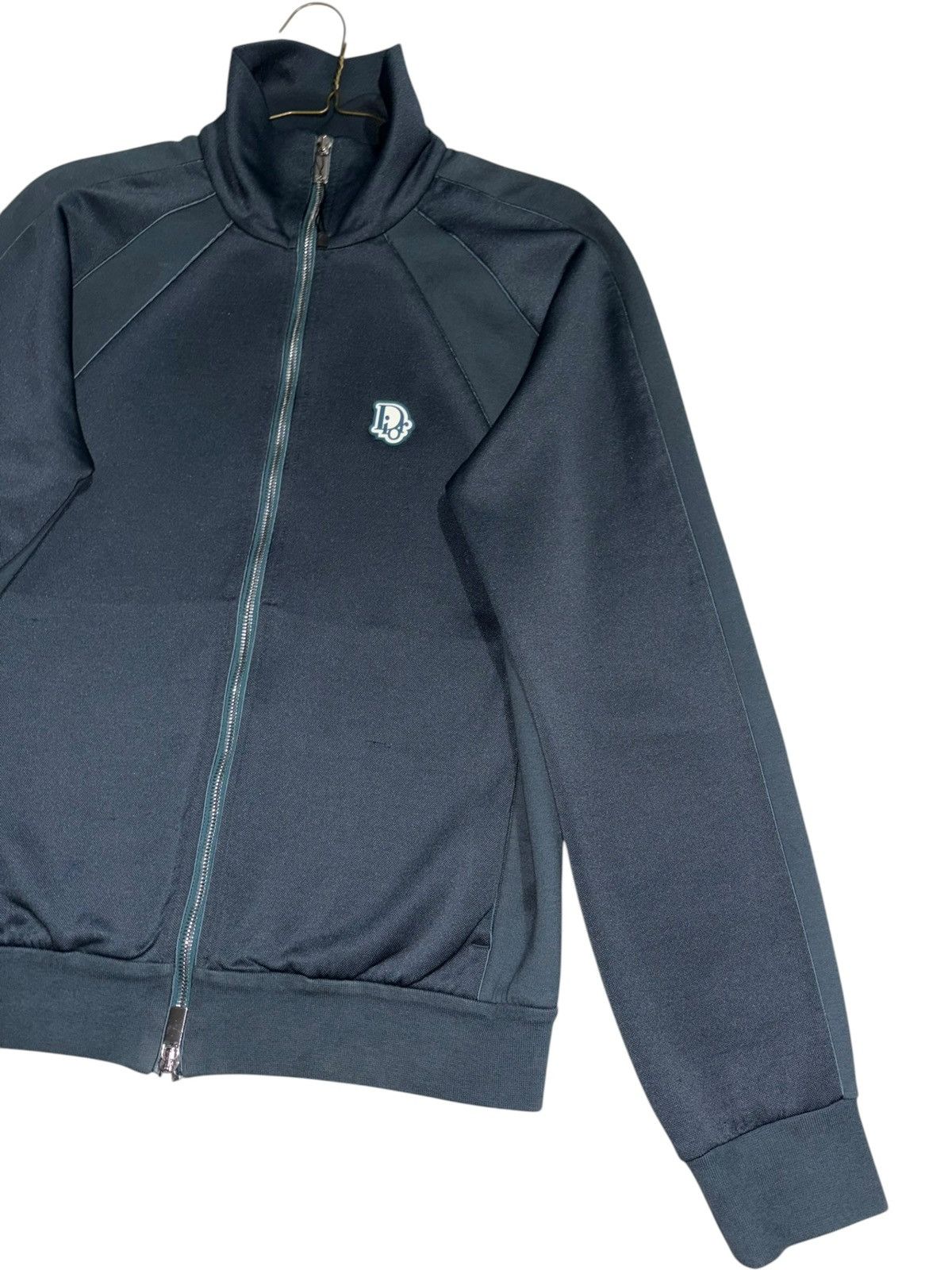 Dior FW21 Dior Track Jacket Green Blue full zip mini logo sports Size US S / EU 44-46 / 1 - 1 Thumbnail