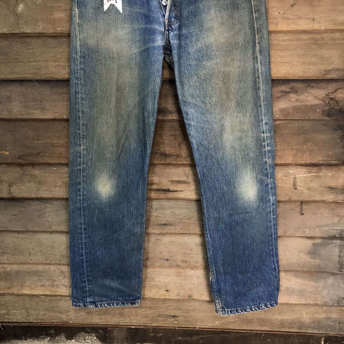Levi's Levis Stauss & Co 501 Distressed Denim Pants #7325 Size US 32 / EU 48 - 3 Thumbnail