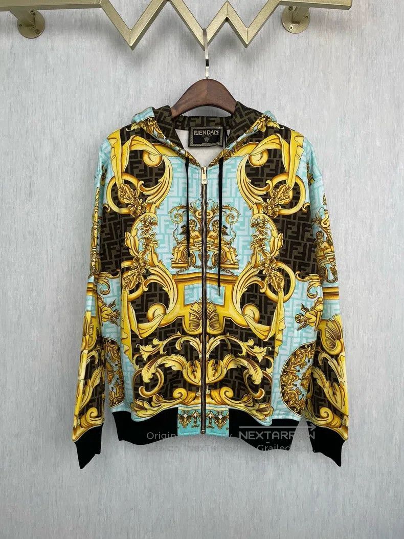 Versace Versace Thin fleece zip jacket Size US M / EU 48-50 / 2 - 1 Thumbnail