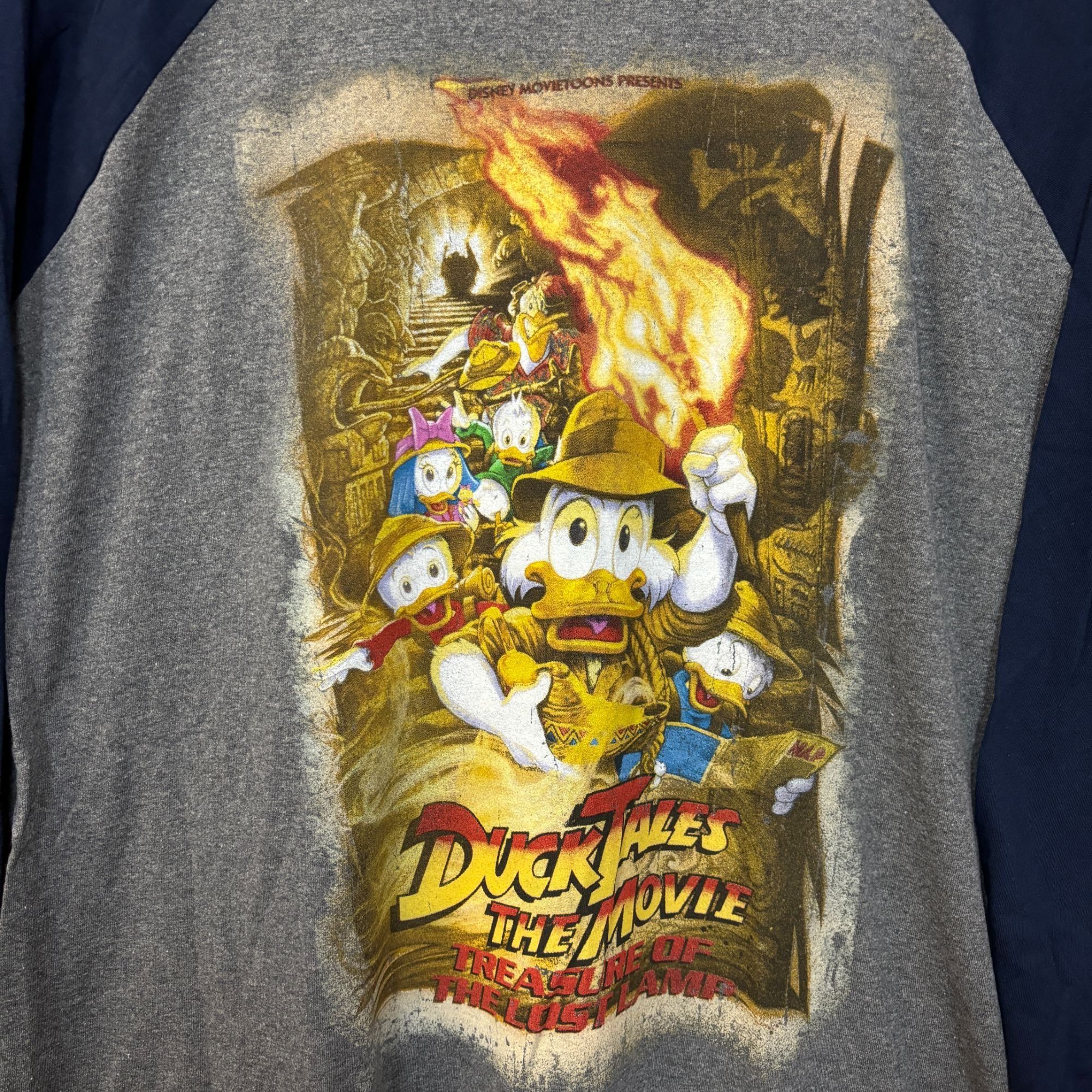 Disney Ducktales The Movie The Treasure of the Lost Lamp 3/4 Sleeve Size US XL / EU 56 / 4 - 2 Thumbnail