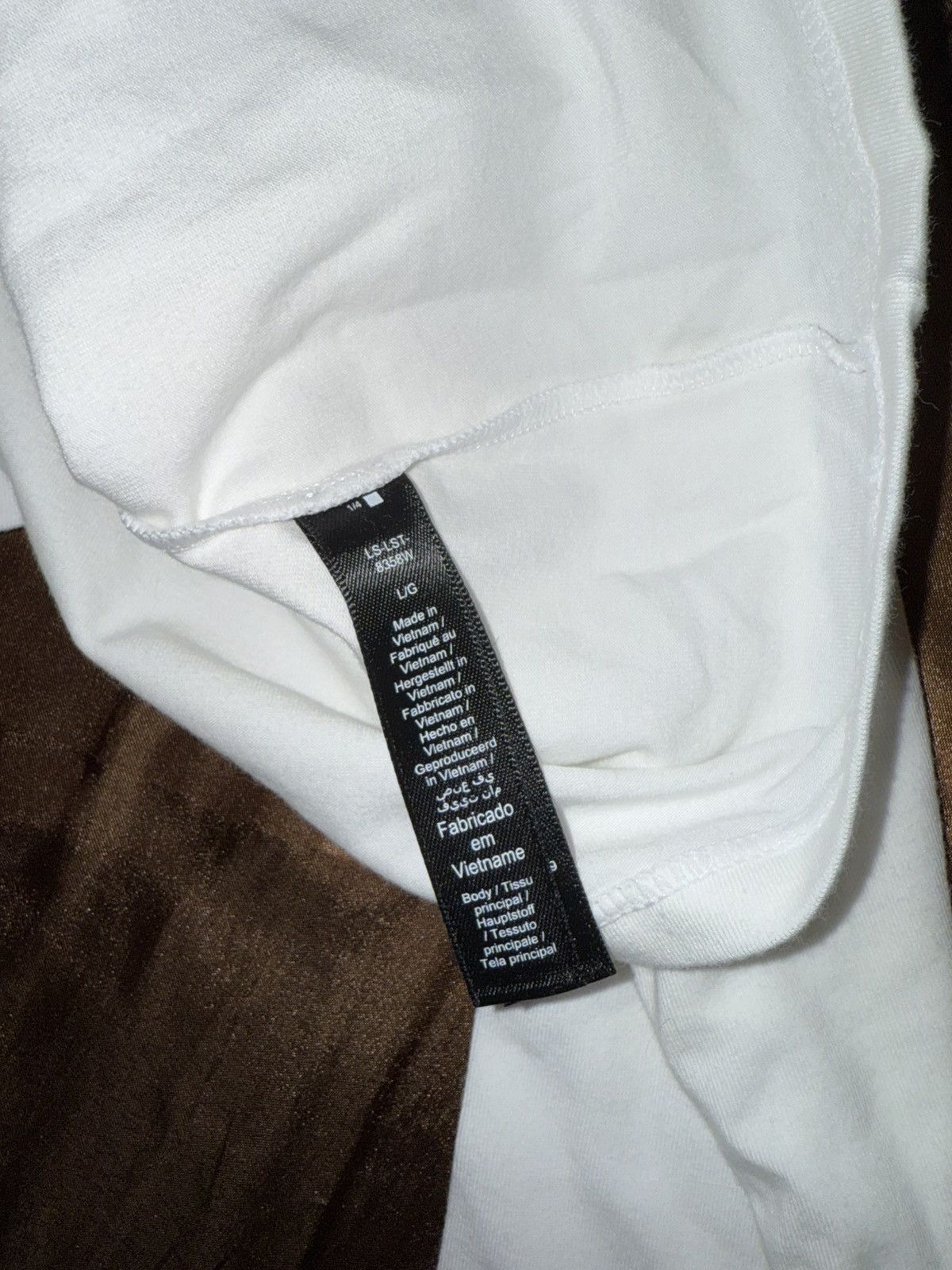 SKIMS SKIMS × Dolce&Gabbana Cotton Jersey Long Sleeve T-Shirt Size L / US 10 / IT 46 - 5 Thumbnail