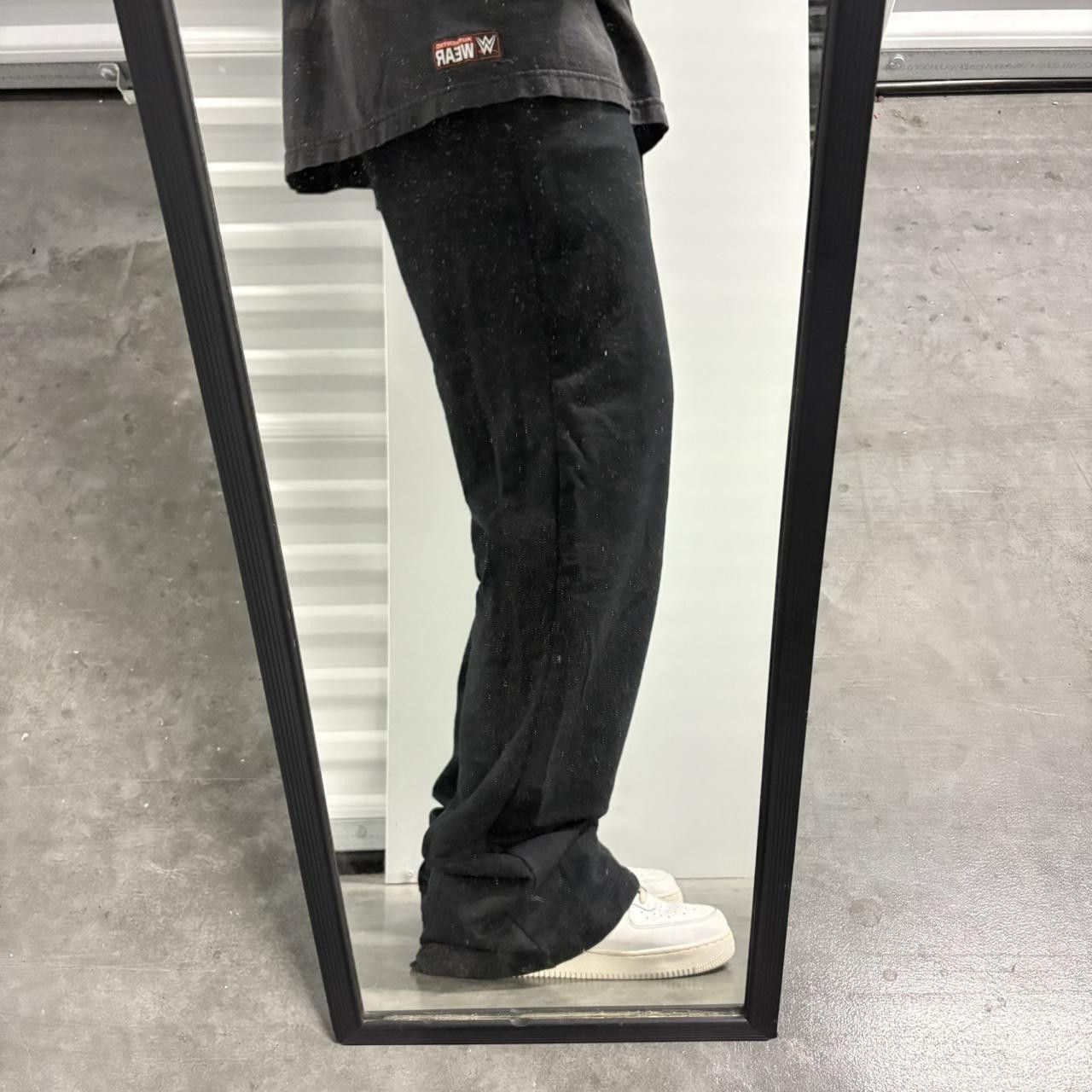 Crazy Vintage Y2K/2000s Baggy Wideleg Black Loungewear Sweatpants!