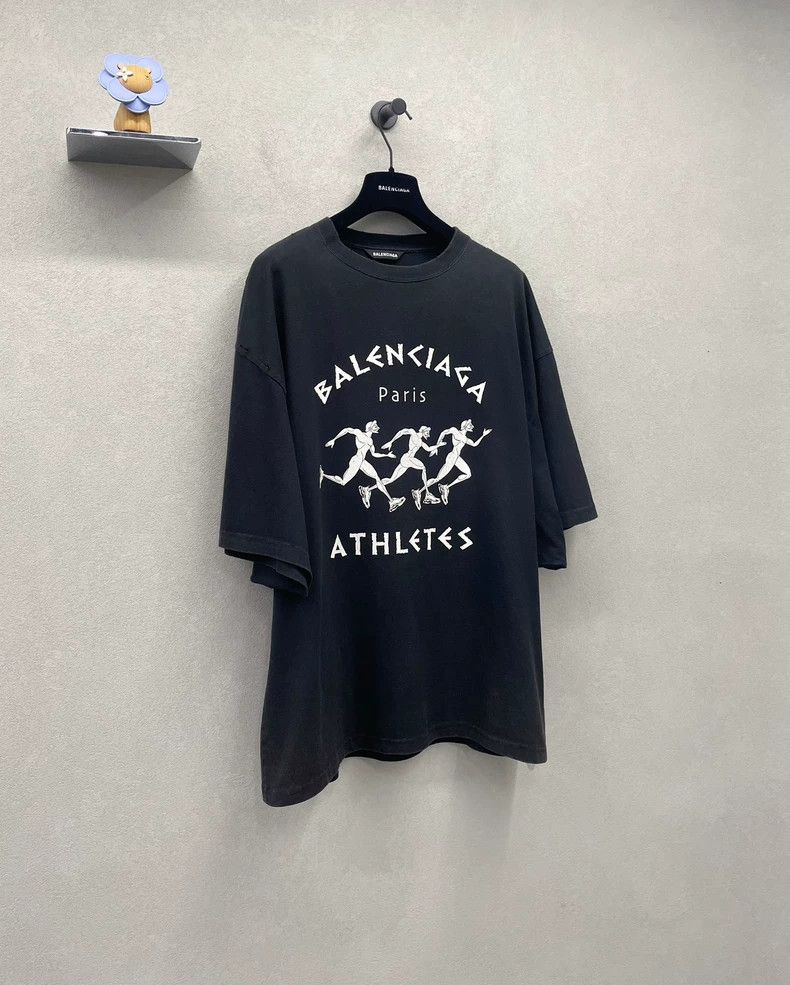 Balenciaga Balenciaga Marathon Running Pattern Letter Printed Casual Size US S / EU 44-46 / 1 - 3 Thumbnail