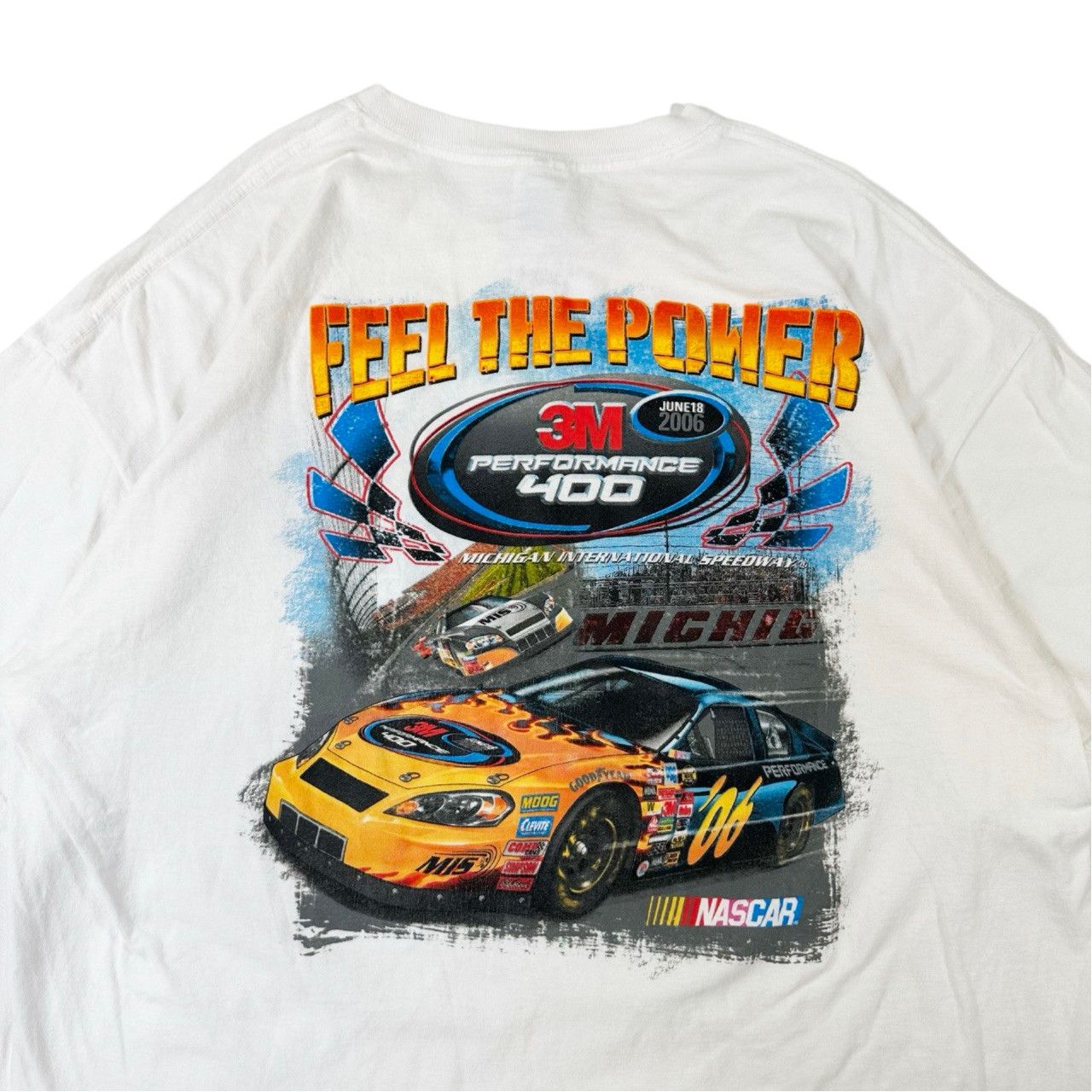 Vintage Vintage 2006 3M Feel the Power Graphic Racing T Shirt Size US XXL / EU 58 / 5 - 5 Thumbnail