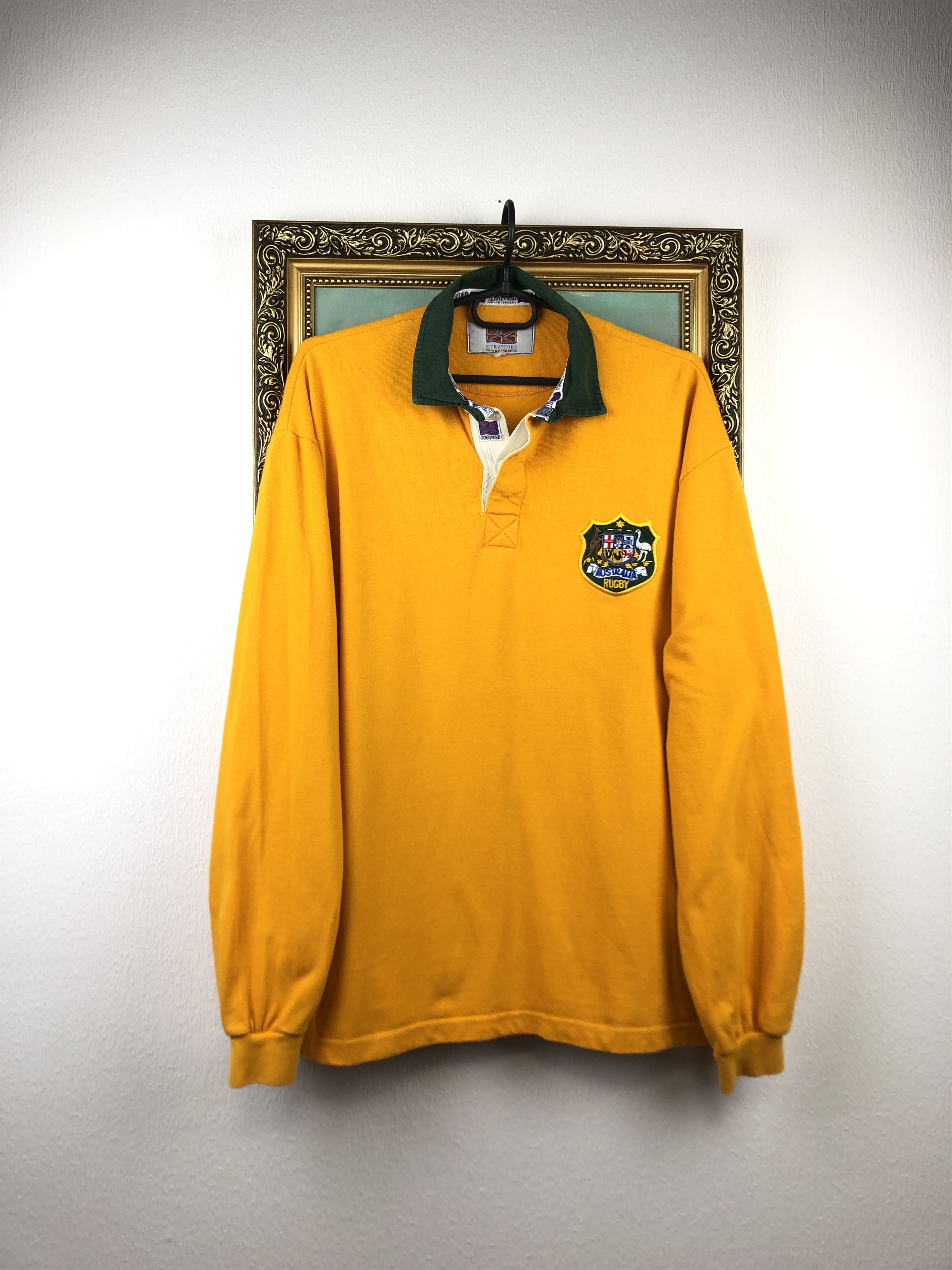 Vintage Vintage Australia Rugby Jersey Shirt Long Sleeve Rare Hype Size US XL / EU 56 / 4 - 1 Thumbnail