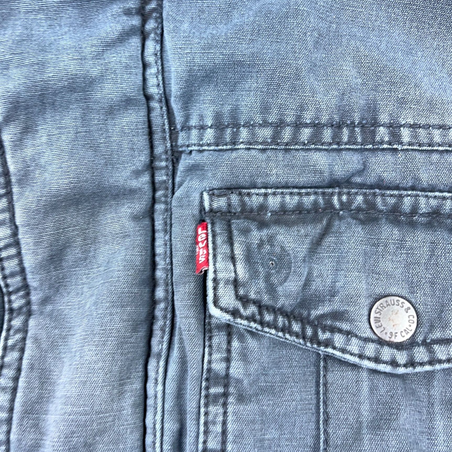 Levi's Levi's Bomber Jacket Men Large Blue Canvas Lined 90s Outdoor Regular Fit Size US L / EU 52-54 / 3 - 6 Thumbnail