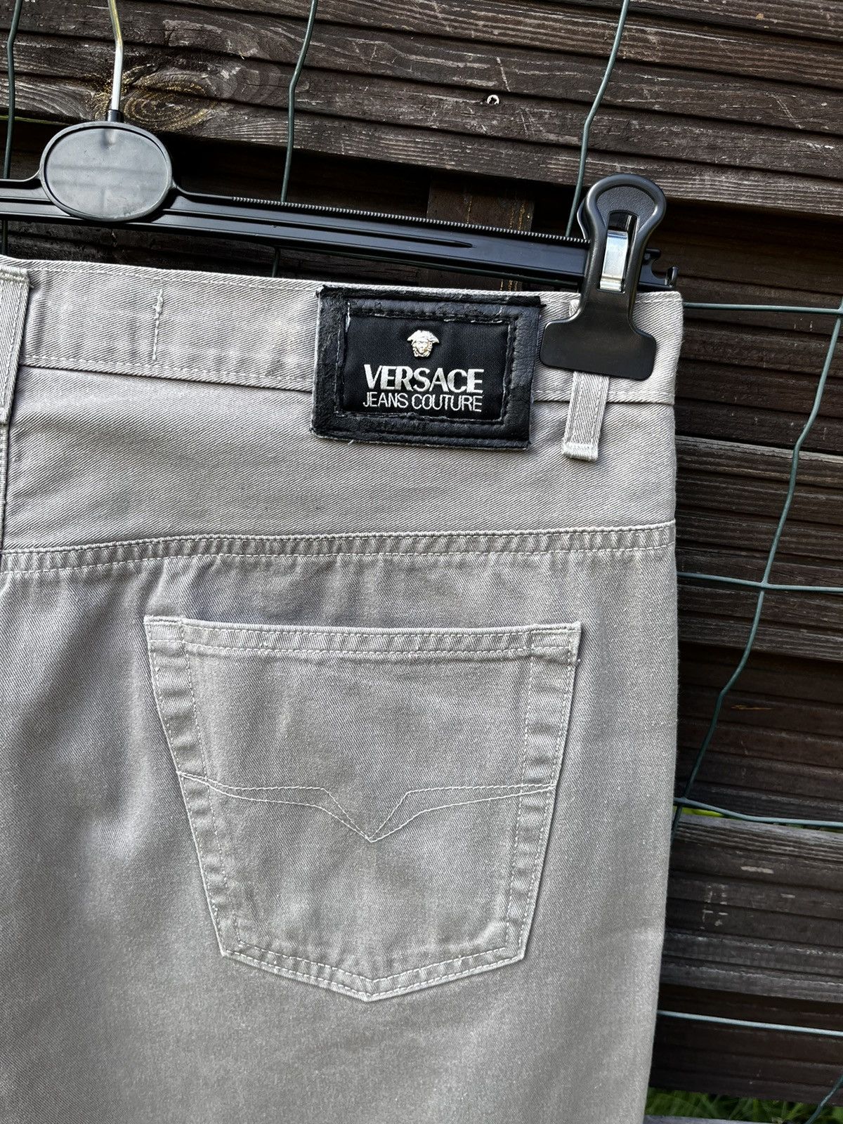 Versace × Versace Jeans Couture 🔴 VERSACE JEANS COUTURE VINTAGE DENIM LUXURY PANTS Size US 38 / EU 54 - 4 Thumbnail