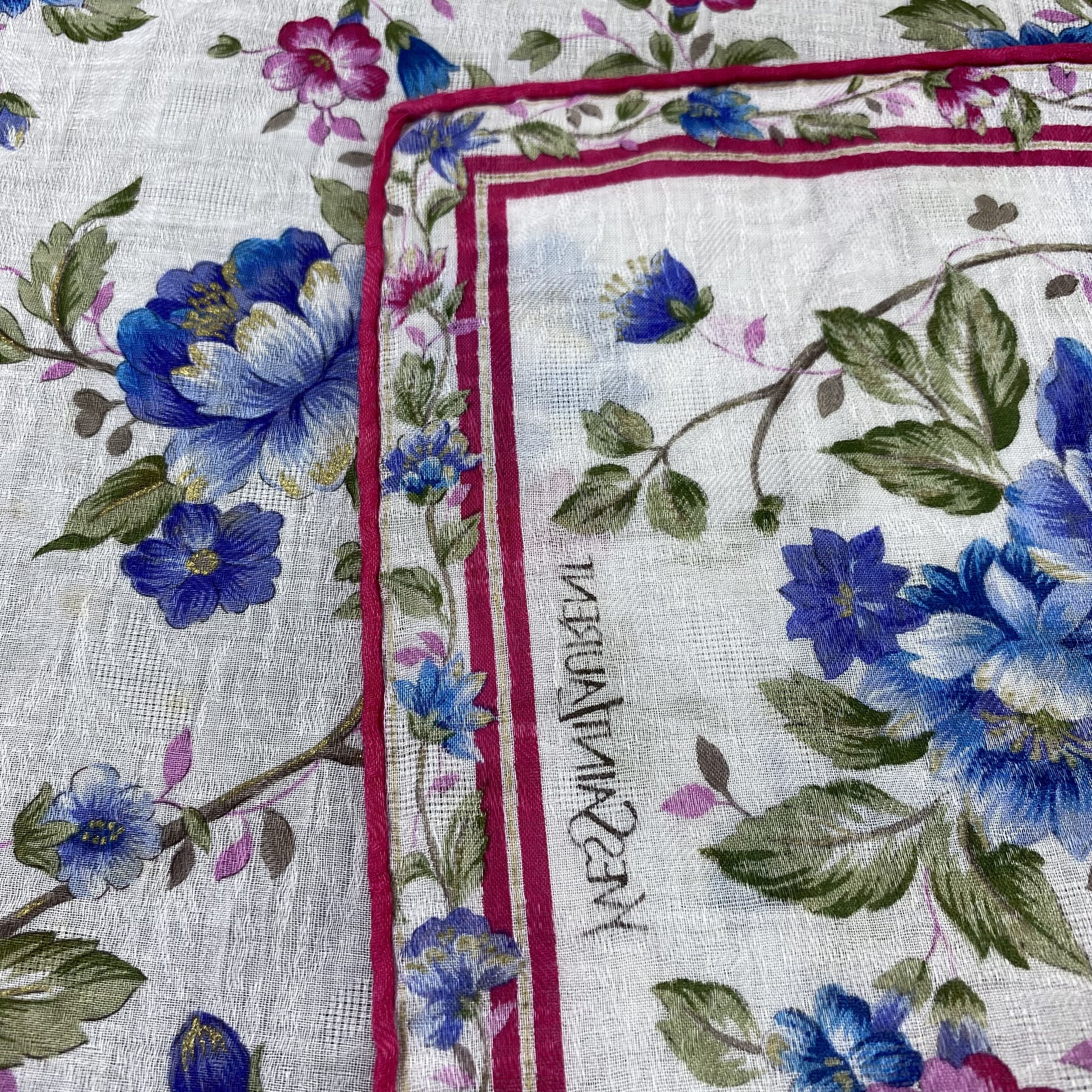Yves Saint Laurent Yves Saint Laurent Handkerchief Neckerchief Bandana-B1760 Size ONE SIZE - 6 Thumbnail