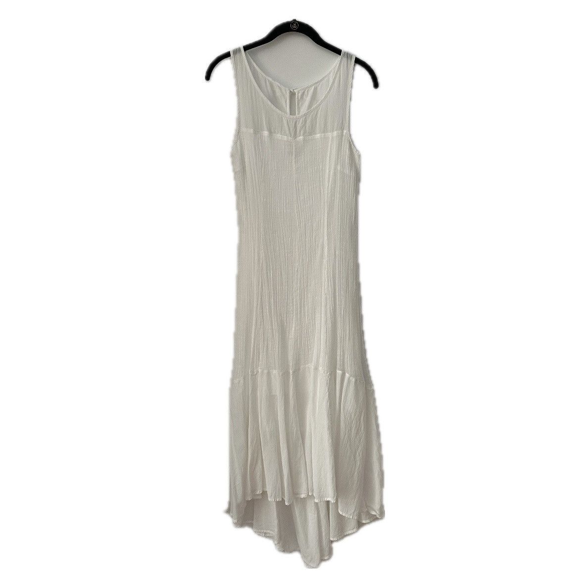 image of Anthropologie Sleeveless Linen Dress in White, Women's (Size Small)