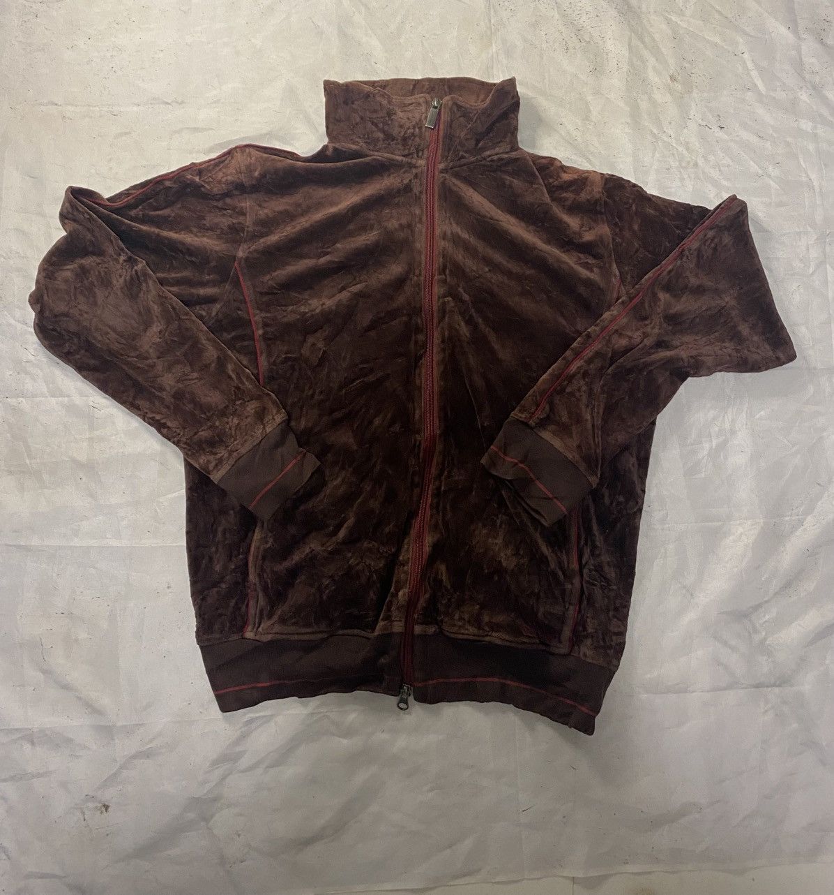 Calvin Klein Calvin Klein Japan Velour Track Jacket Onward Kashiyama L Size US L / EU 52-54 / 3 - 1 Thumbnail