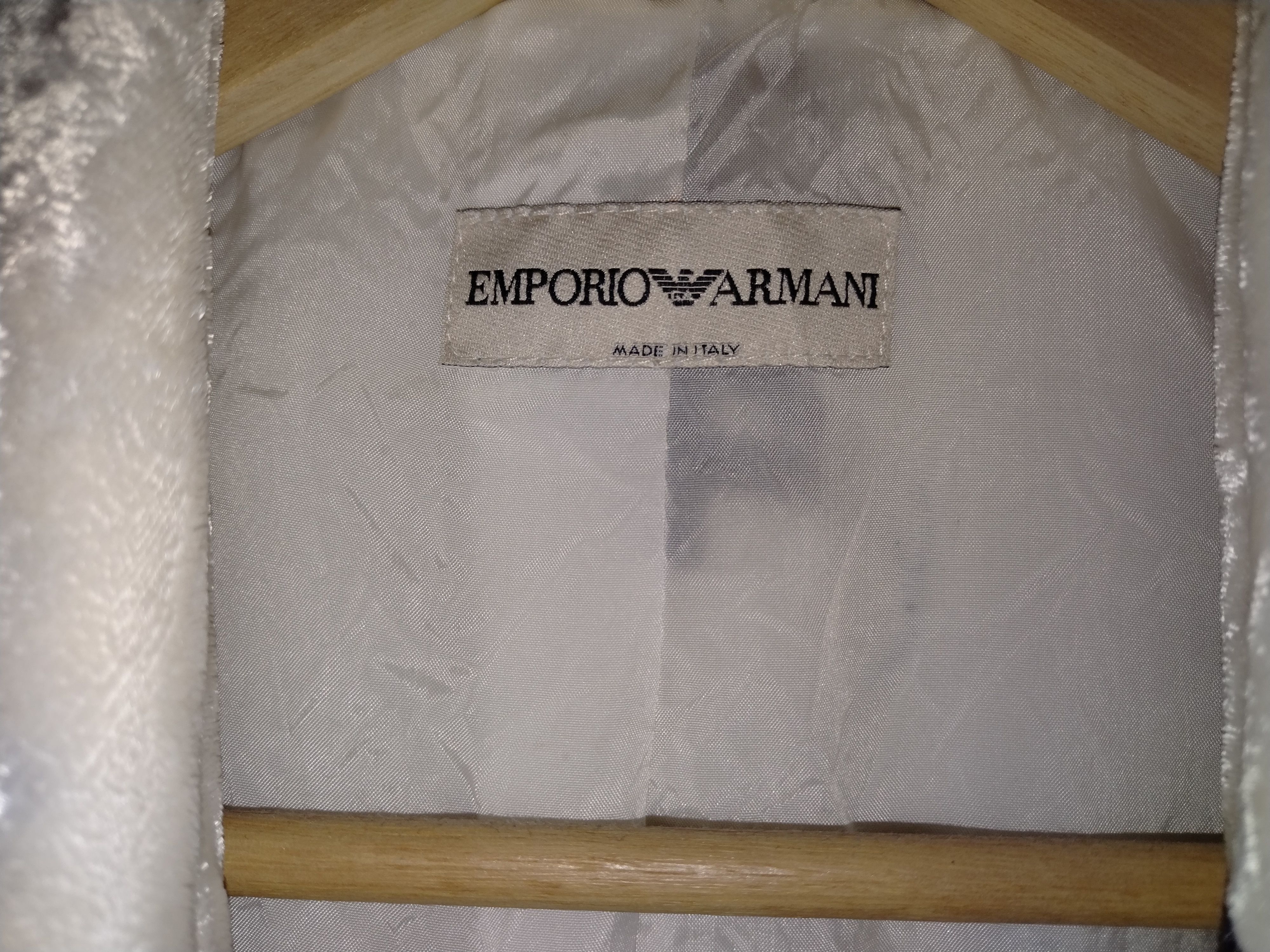 Emporio Armani RARE🔥Vintage 2002 Emporio Armani Velvet Blazer Jacket Size S / US 4 / IT 40 - 13 Thumbnail