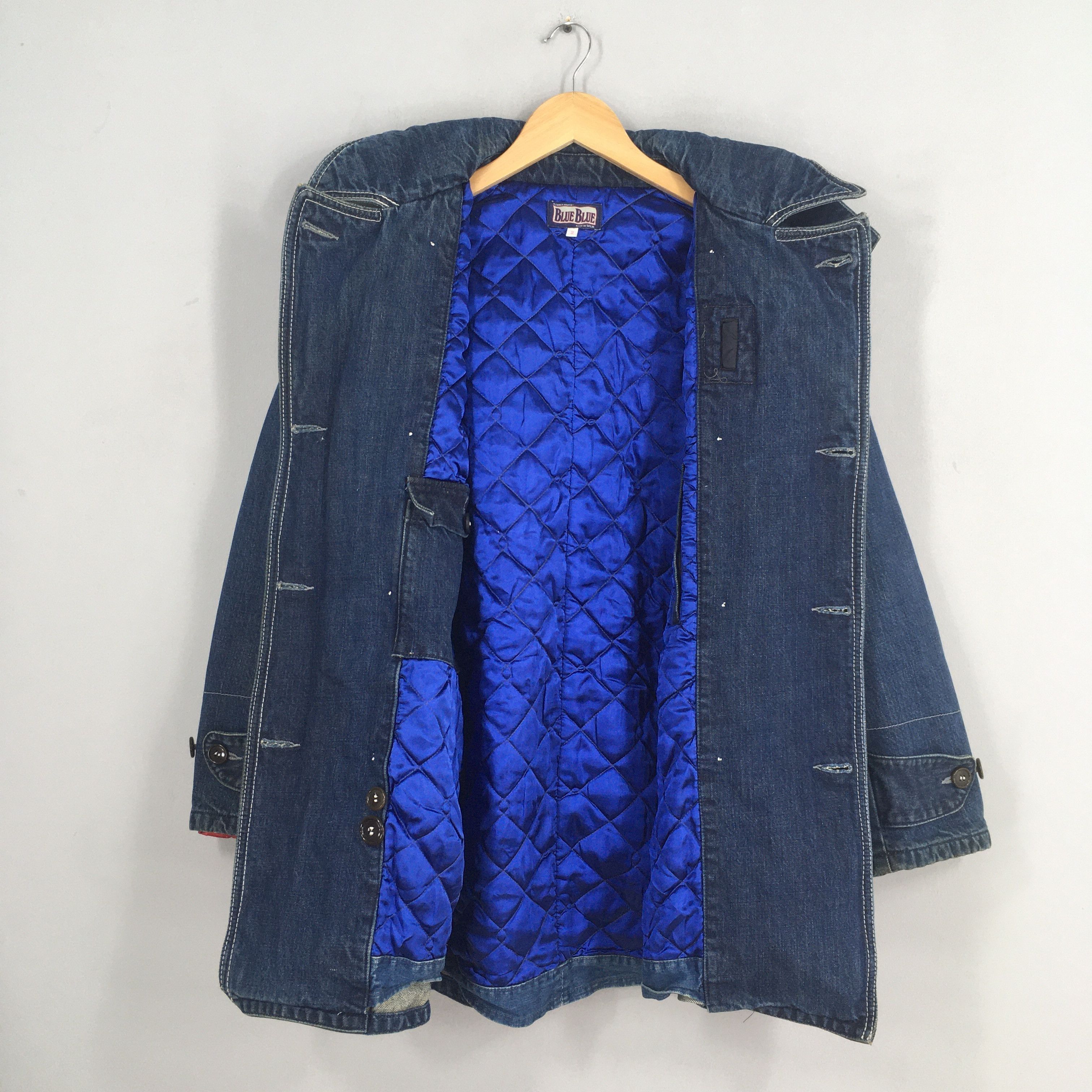 Blue Blue Japan Vintage Blue Blue Japan Indigo Us Navy Jeans Jacket Size US M / EU 48-50 / 2 - 5 Thumbnail
