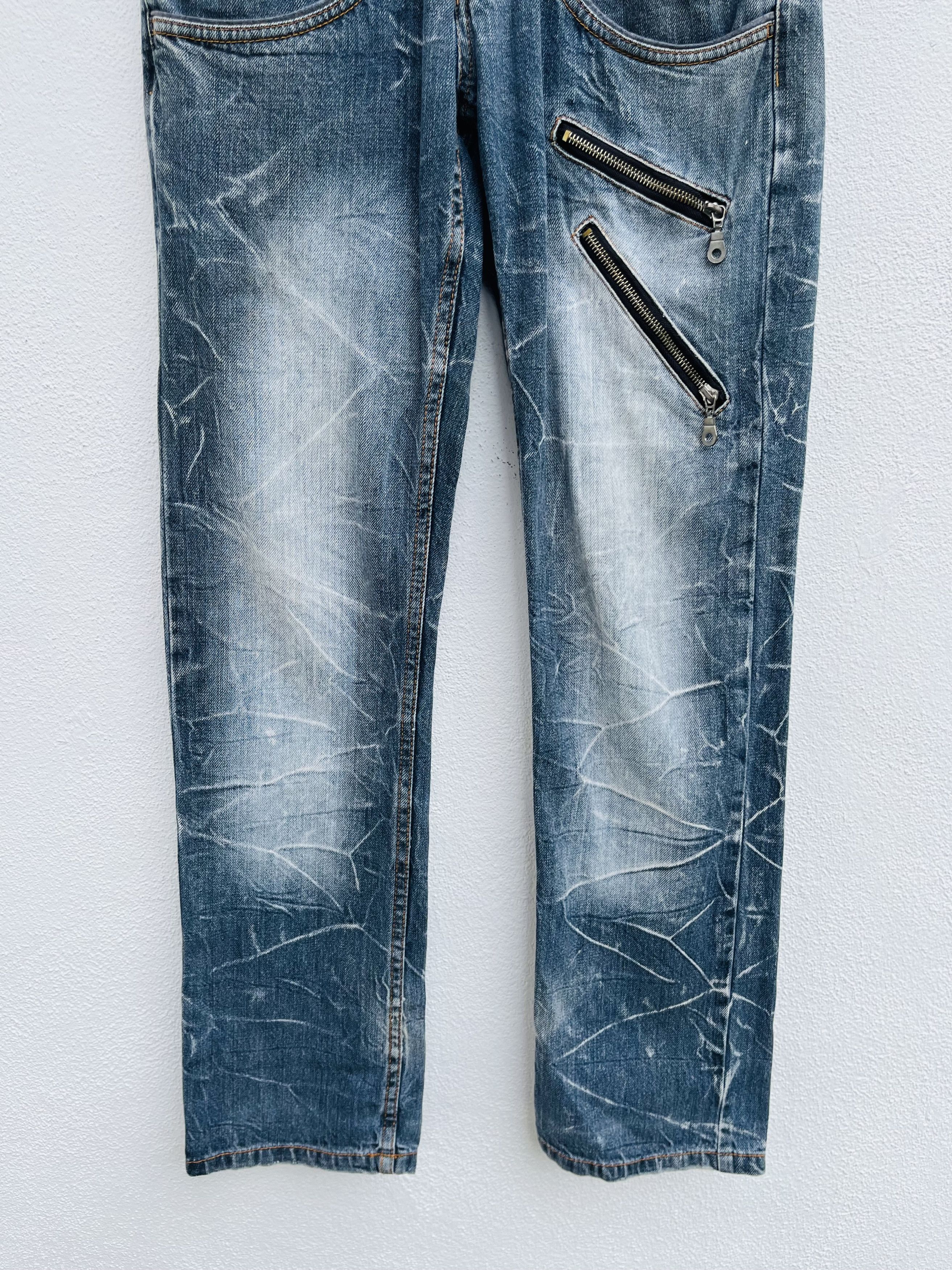 Japanese Brand × Vintage Vintage Nylaus Jeans Japanese Distressed Fashion Style Size US 29 - 4 Thumbnail