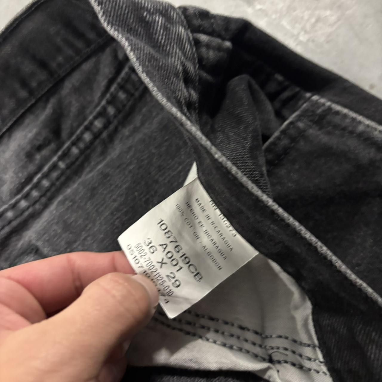 Vintage Crazy Vintage Y2K/2000s Grunge Black Essential Denim Jeans! 36x28 Size US 36 / EU 52 - 8 Thumbnail
