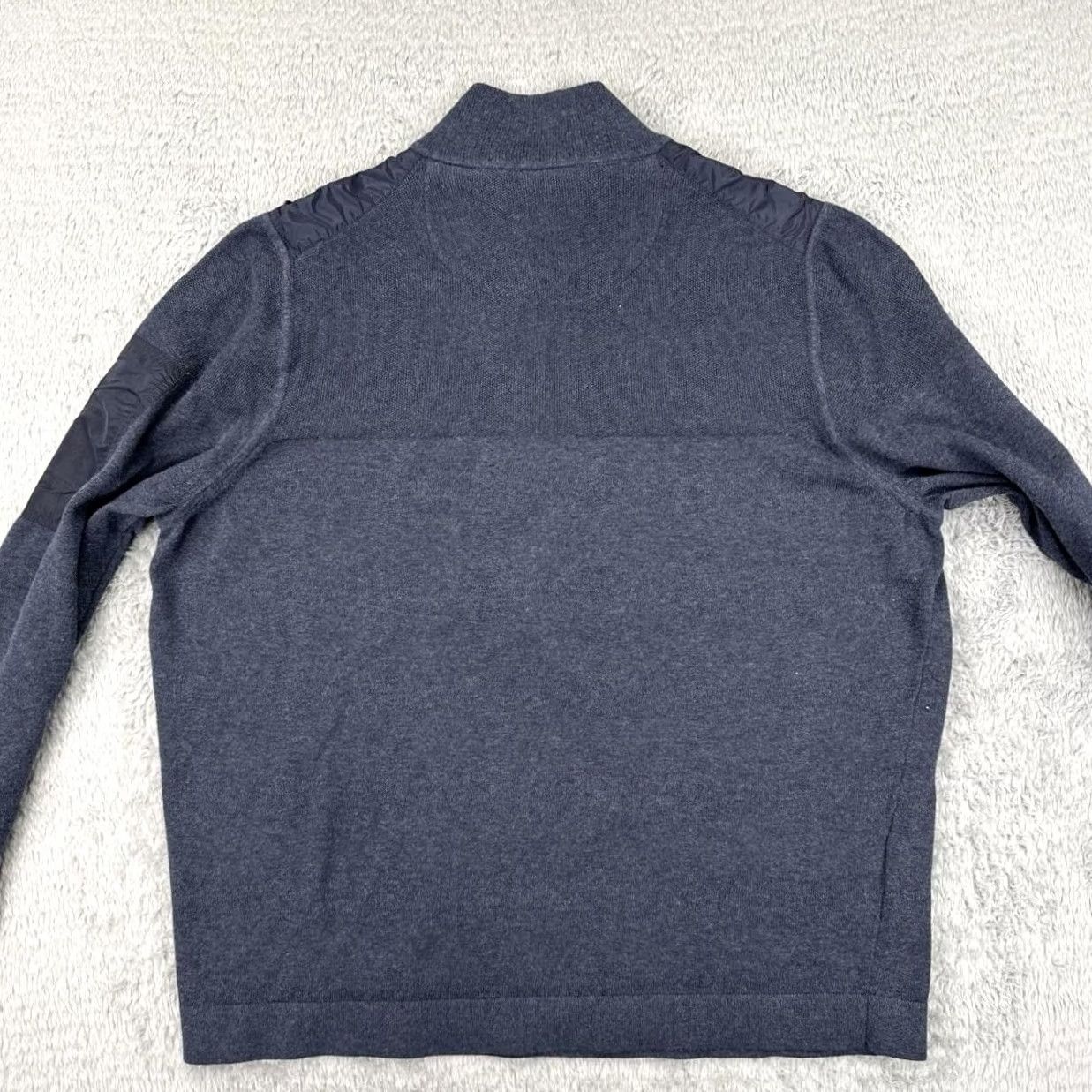 Tommy Bahama Tommy Bahama SweatEr Mens Large Gray IslandZone Quarter Zip Mock Neck Zip Pocket Shirt Size US L / EU 52-54 / 3 - 7 Thumbnail