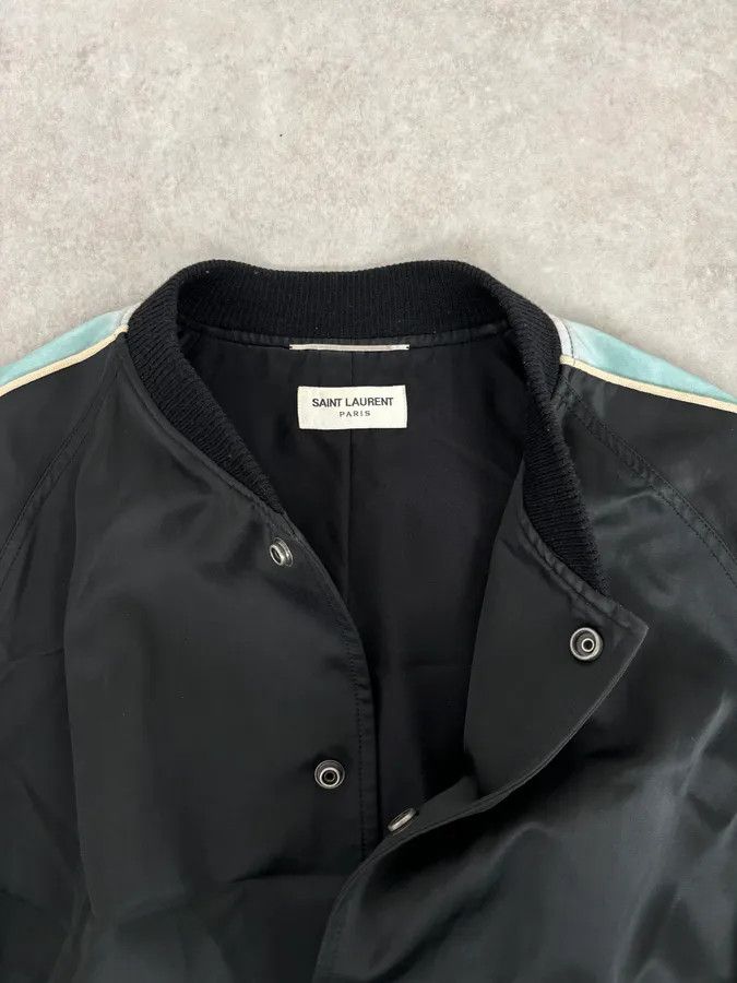Saint Laurent Paris AW2017 Saint Laurent Black Multicolor Panther Teddy Jacket Size US M / EU 48-50 / 2 - 11 Thumbnail