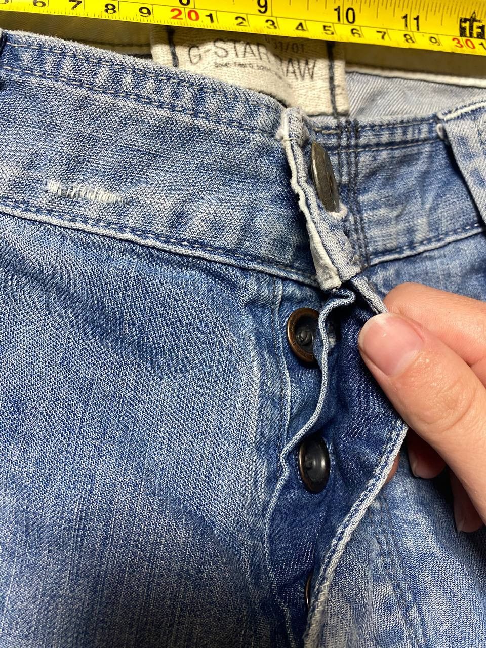 G-Star Vintage G-Star Raw jeans blue Y2K streetwear Size US 34 / EU 50 - 4 Thumbnail