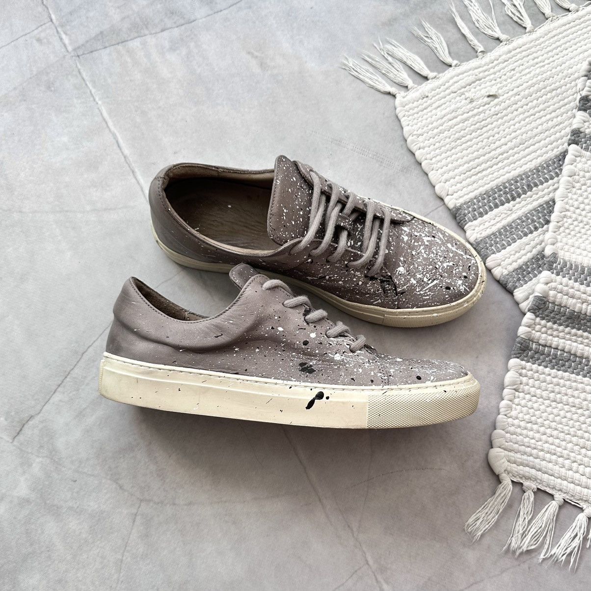 The Last Conspiracy Splashed The Last Conspiracy Sneakers Shoes Margiela Vibe Size US 7 / EU 40 - 1 Thumbnail