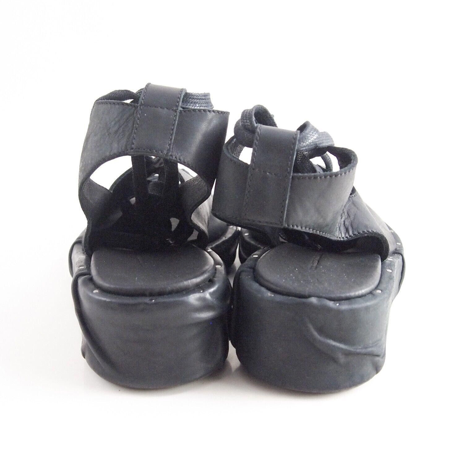 Masnada Masnada Gladiator Sandals Platform Black Size US 7 EU 37 Size US 7 / IT 37 - 5 Thumbnail