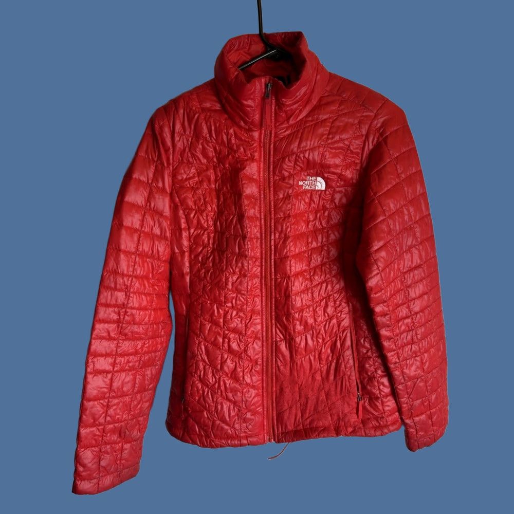 The North Face The North Face ThermoBall Eco Jacket Womens Small Red Quilted Puffer - READ Size S / US 4 / IT 40 - 1 Thumbnail