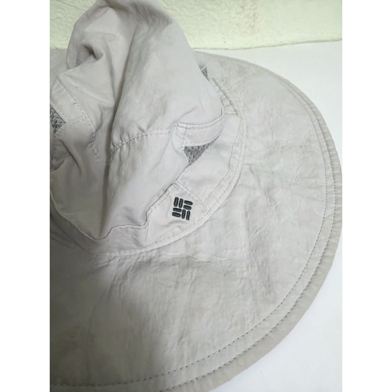 Vintage Columbia Boonie Hat Men M Gray Fisherman Fishing Hiking Strap Small/Medium Size ONE SIZE - 4 Thumbnail