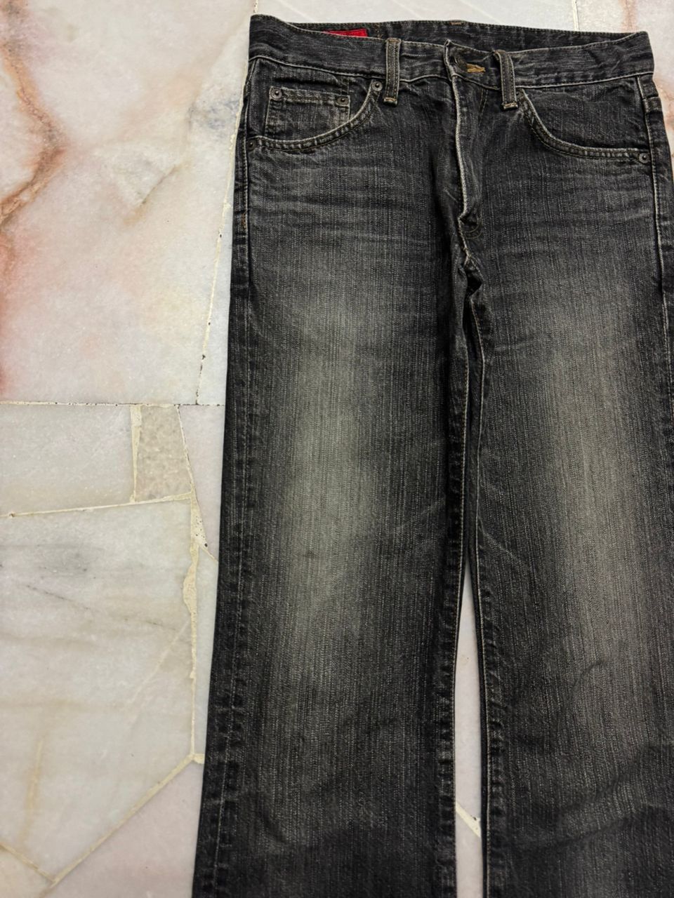 Edwin 💥503 Bootcut💥Vintage Edwin Rebel Sand Washed Dark Denim Jean Size US 27 - 4 Thumbnail