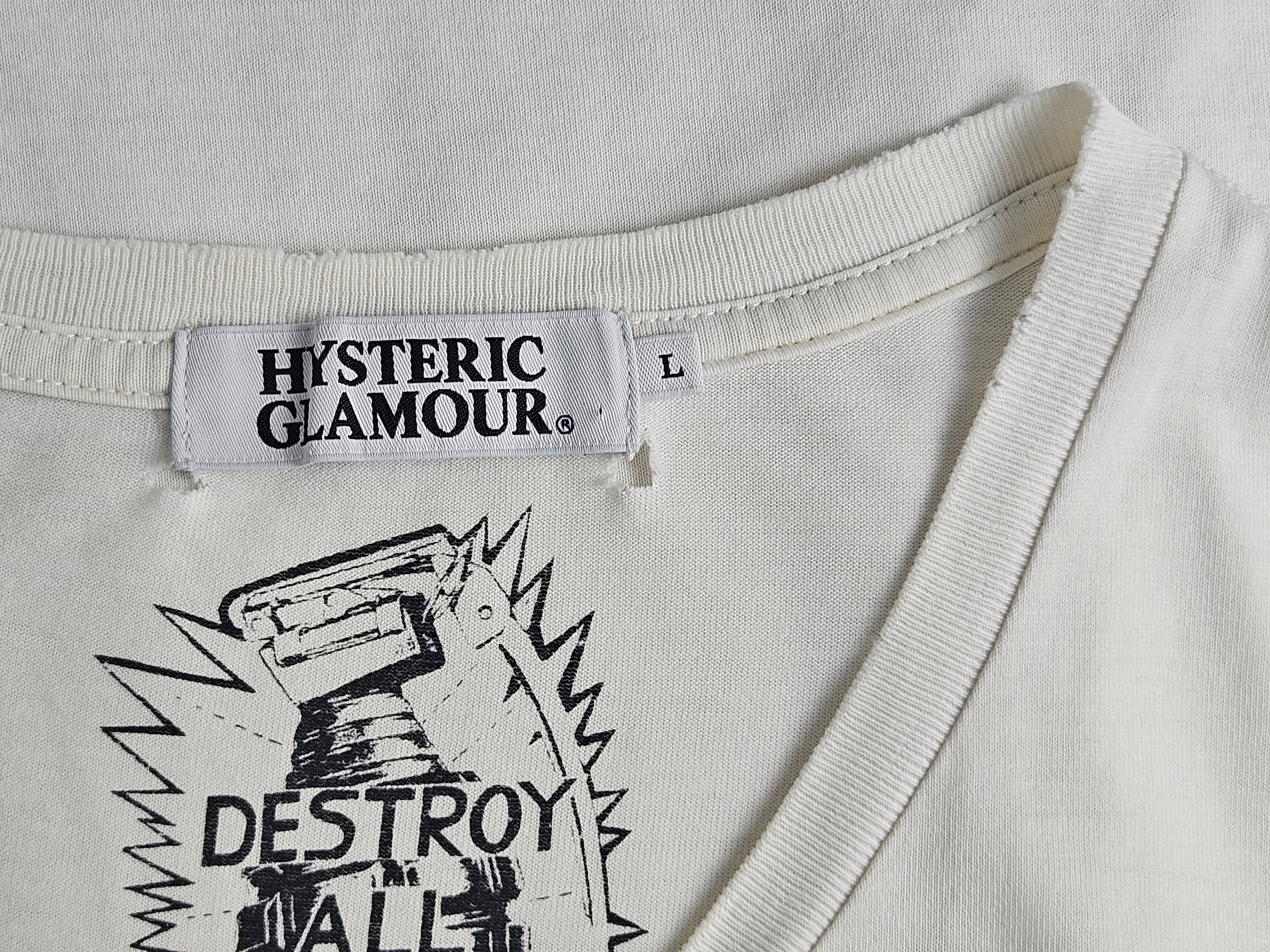 Band Tees × Hysteric Glamour Hysteric Glamour Destroy All Monster master cylinder shirt Size US L / EU 52-54 / 3 - 5 Thumbnail