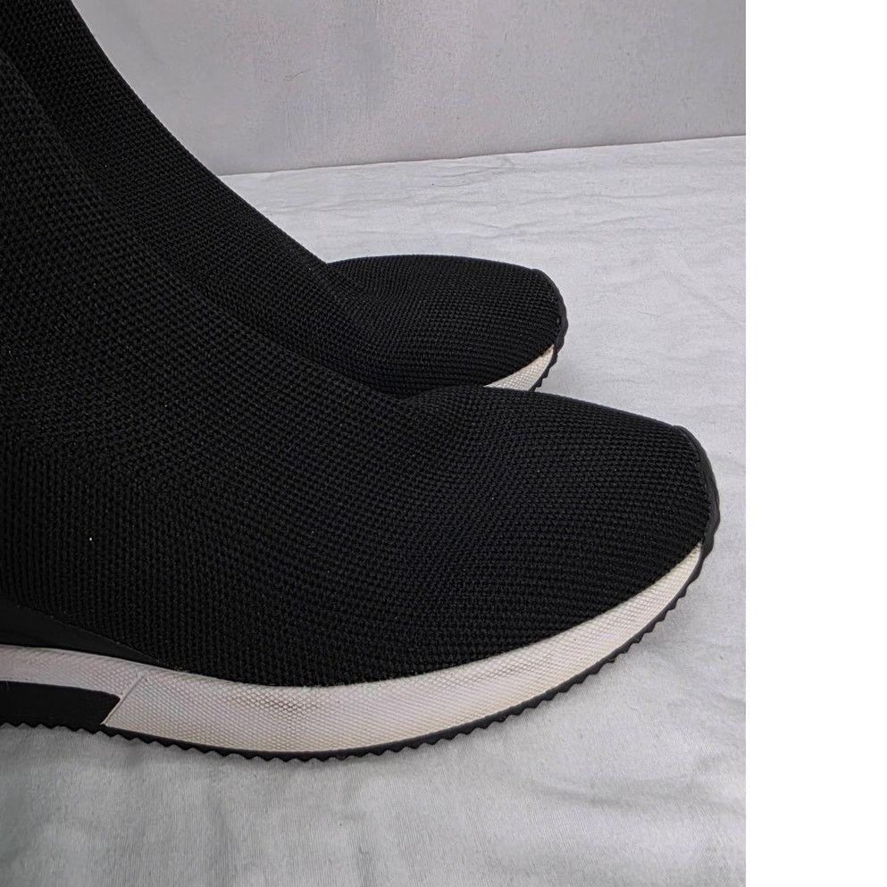 Michael Kors Michael Michael Kors Skyler Black Wedge Sneaker Bootie Size US 8.5 / IT 38.5 - 3 Thumbnail