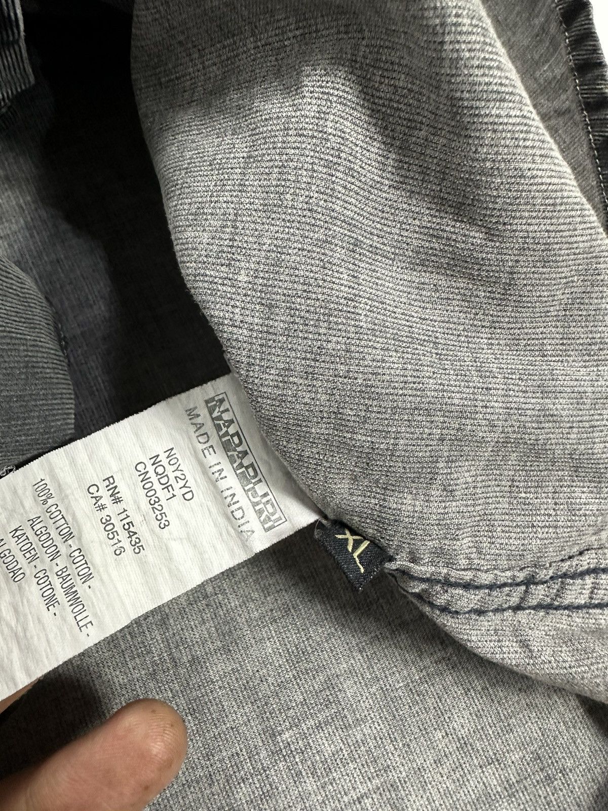 Napapijri × Vintage Vintage Napapijri Shirt Size US XL / EU 56 / 4 - 12 Thumbnail
